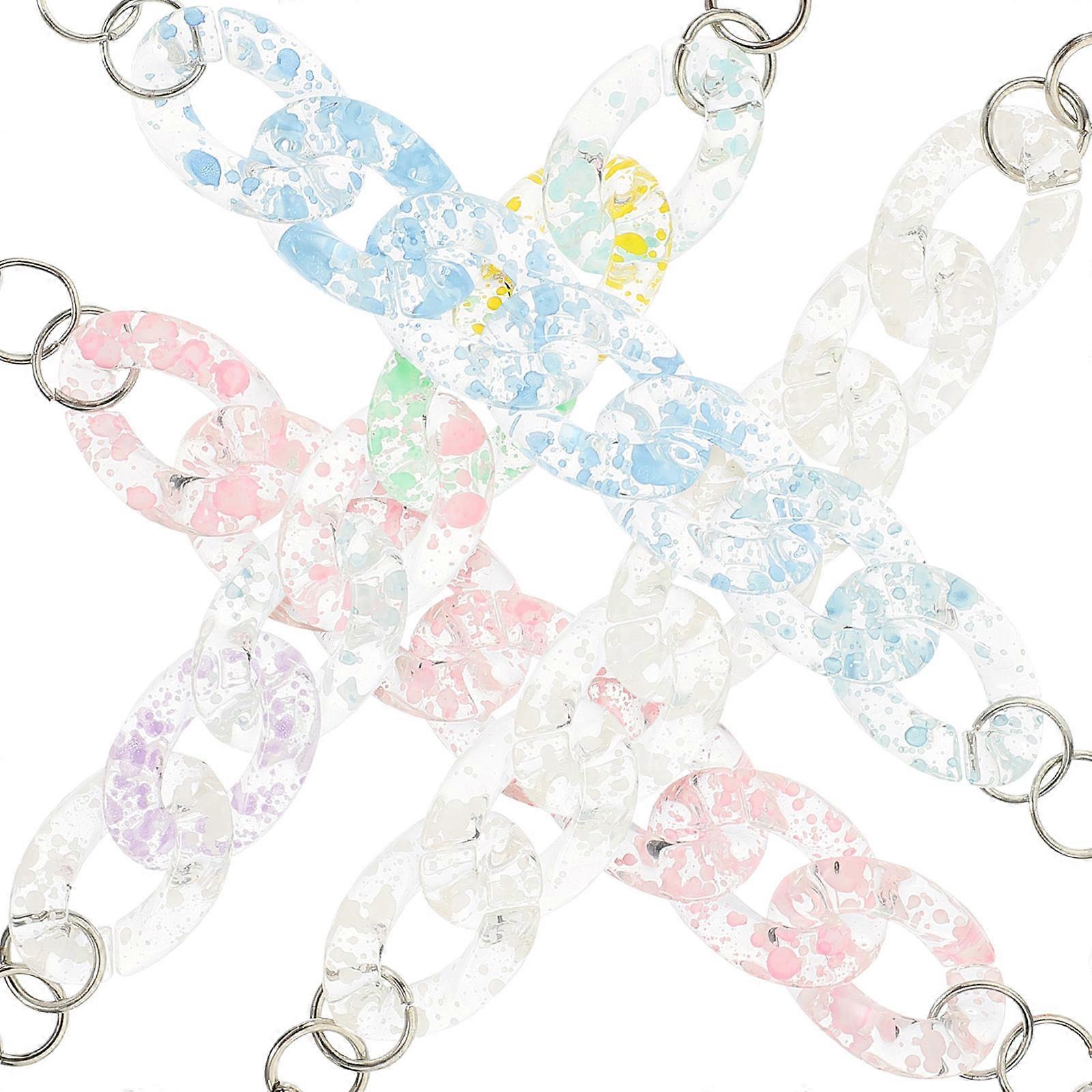 Mobile Phone Decorations Brass Screws and Nuts Phone Chains DIY Design Fashion Accessory 4Pcs