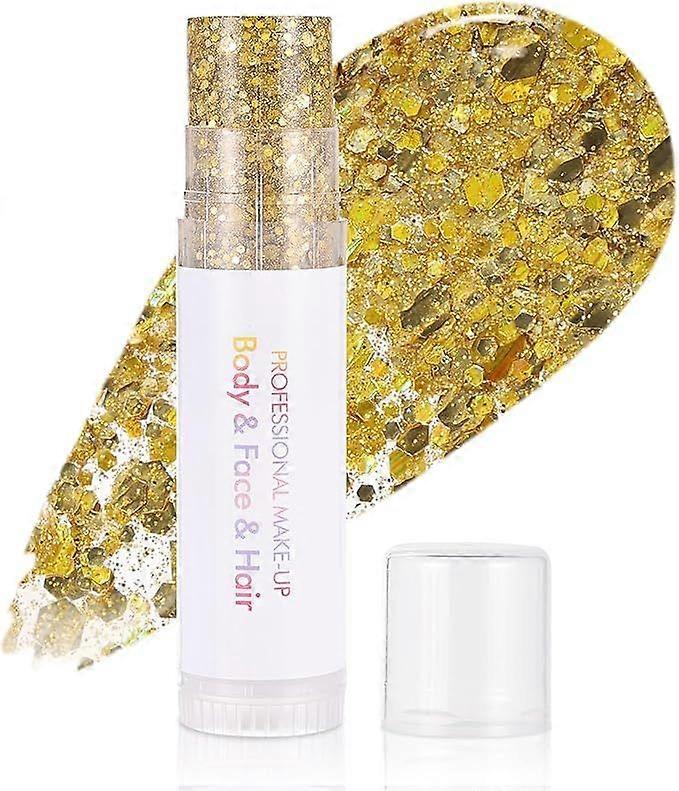 Body Glitter Stick, Highlighter Makeup Stick Glitter Powder Αδιάβροχο Glitter Shiny για γυναίκες Face Glitters Shimmer Sparkle Powder για μαλλιά Νύχια χειλιών