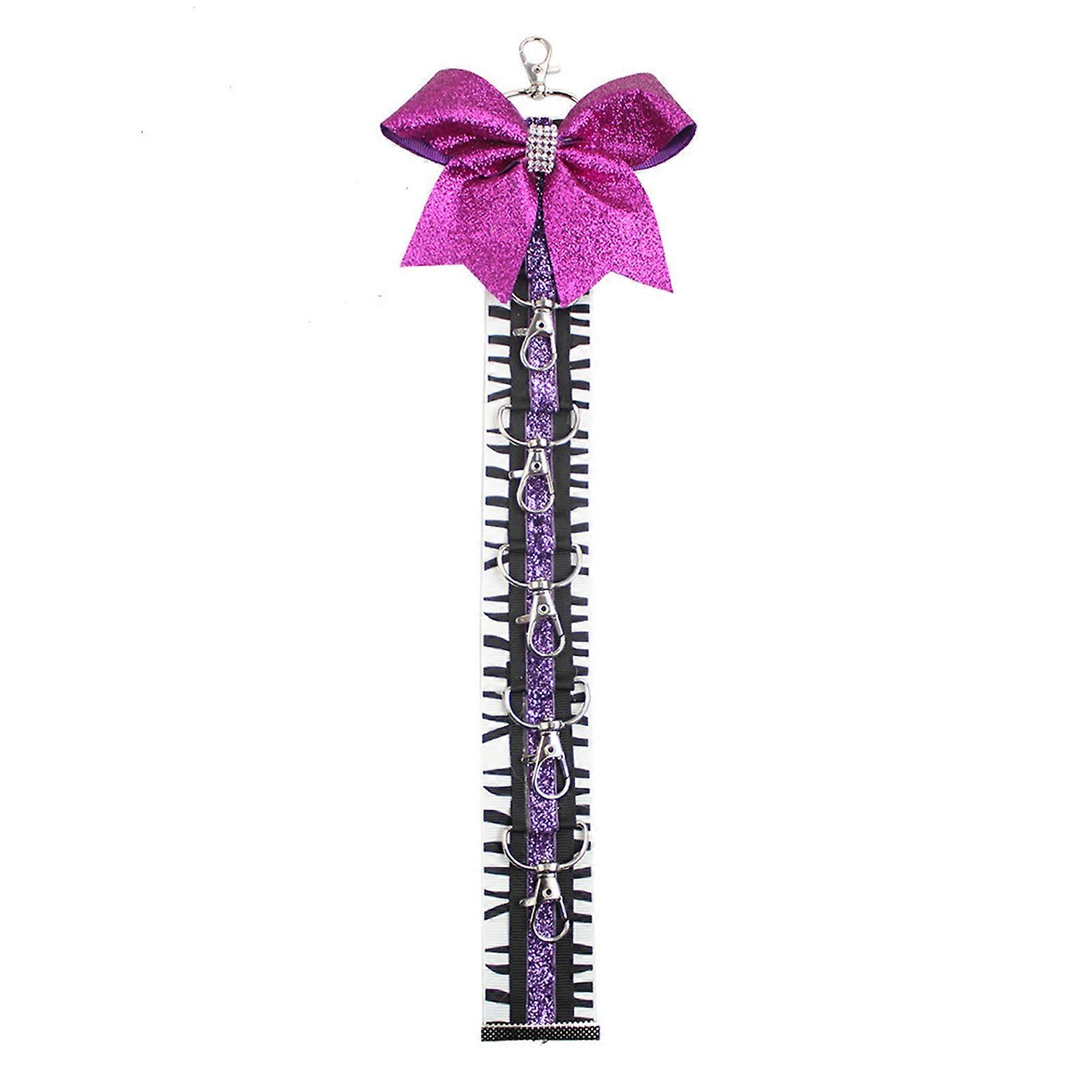 Fabric Key Management Chain Elegant Ribbon Key Organiser Travel Keychain Holder Chain For Keychain Cards Small Items Multicolor