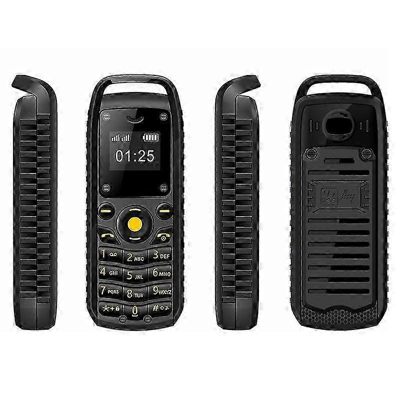 B25 Dual-SIM Mini Bar Phone 0.66-inch Screen 2G GSM Mobile Phone - Red