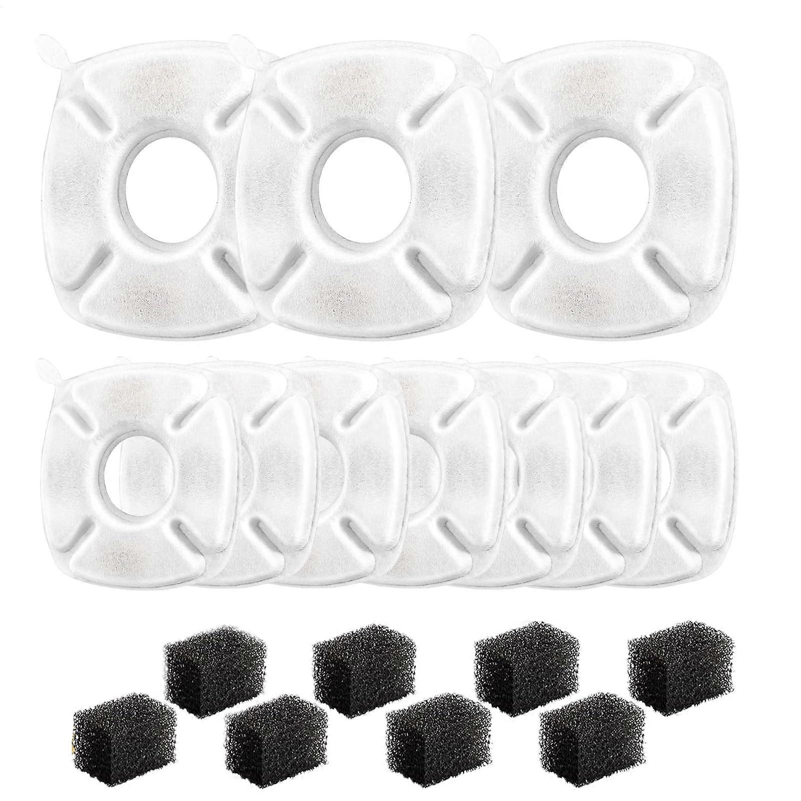 Cat Fountain Replacement Filter, 3.9x3.9 Inch Water Dispenser Filtration System, Easy Install Pet Water Filter for Cats