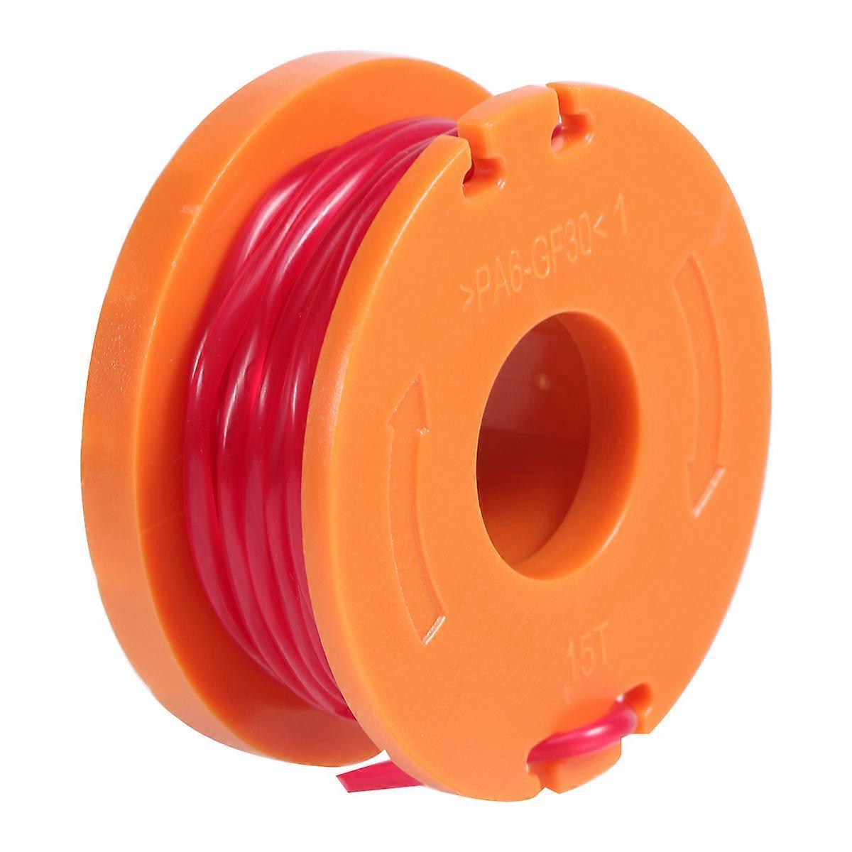 Nylon Trimmer Line for String Trimmer Use Compatible with WORX WG150 WG151 151 5 152 153 154 155 Orange 6 Pieces