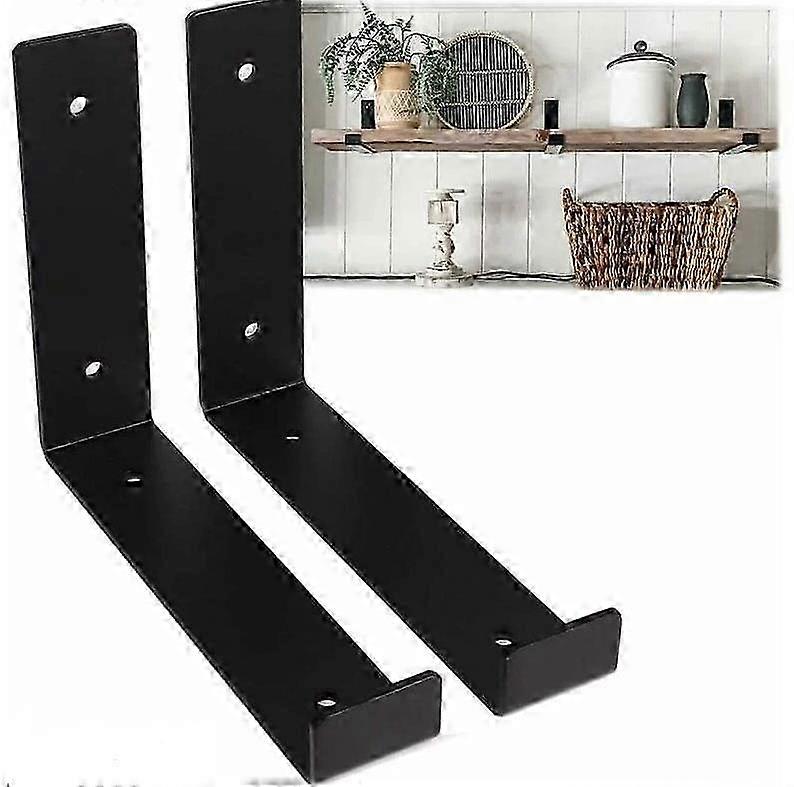 Diy Stylish Wall Shelves: Multi-functional Floating Shelf Brackets, Modern Stylish Look, Easy Installation For Wide Application 2025
