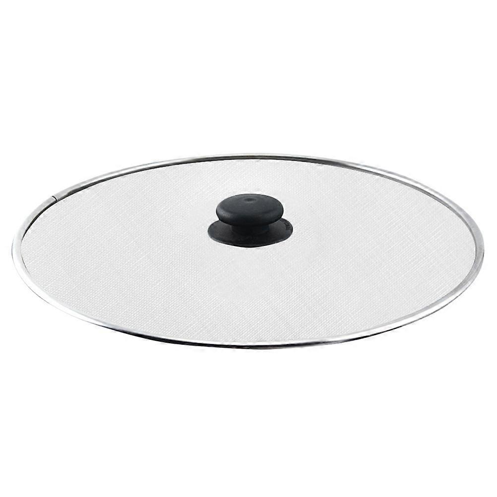 Stainless Steel Grease Splatter Guard with White Color Perfect Fit for Pots and Pans
