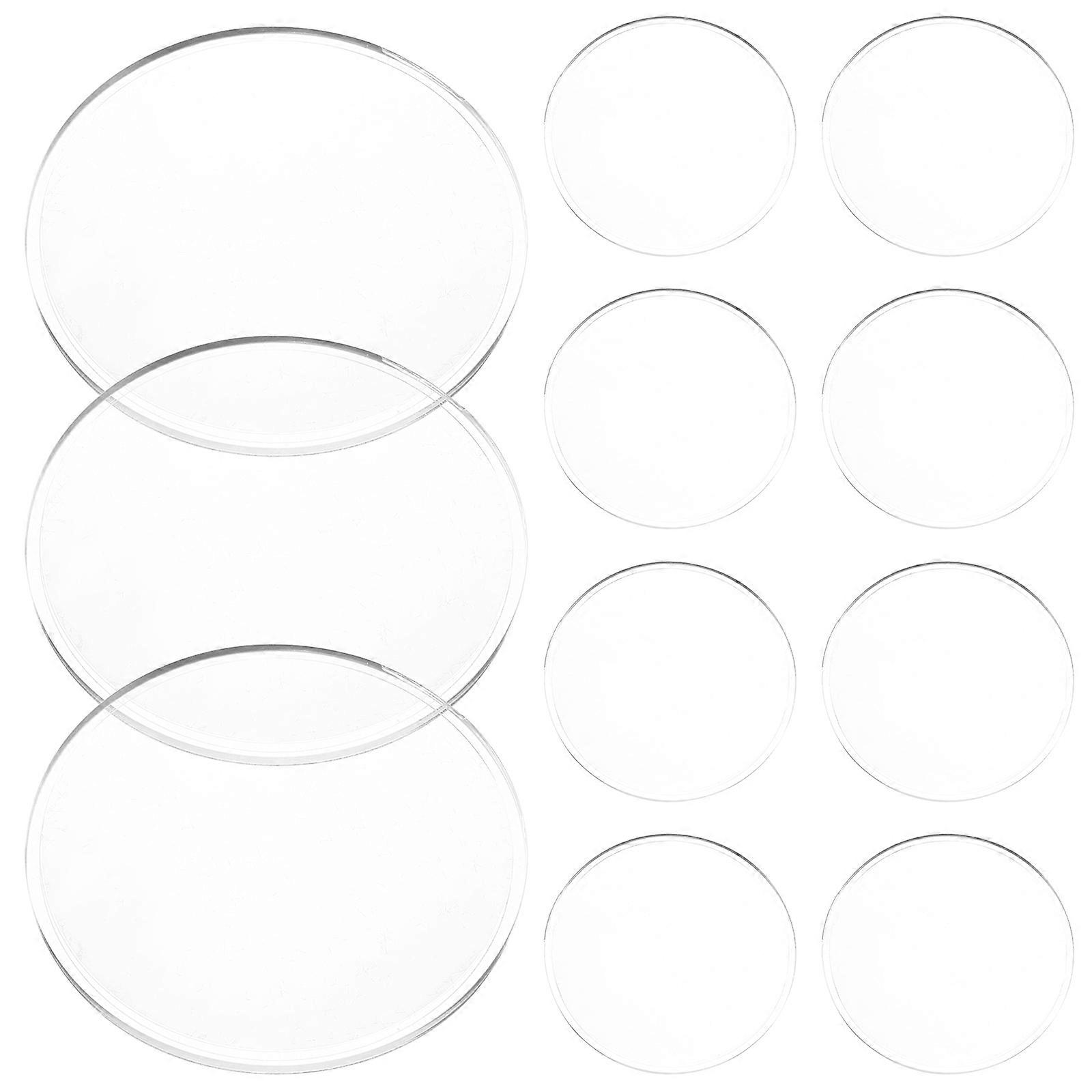40pcs Thick Double Convex Magnifying Lenses Portable Optical Hand Lens for Reading, Jewelry Inspection, Computer Repair, and General Exploration