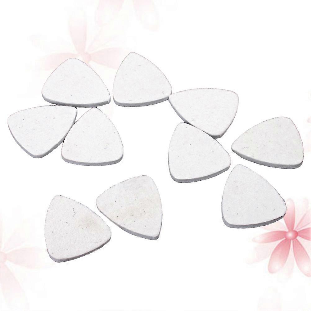 Ukulele Picks Guitar Pick Wool Material Music Playing 10Pack