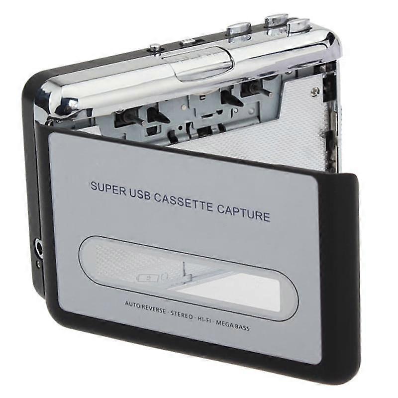 12V Classic USB Cassette Player Cassette to MP3 Converter Capture Walkman Music Player Cassette Recorders Convert music