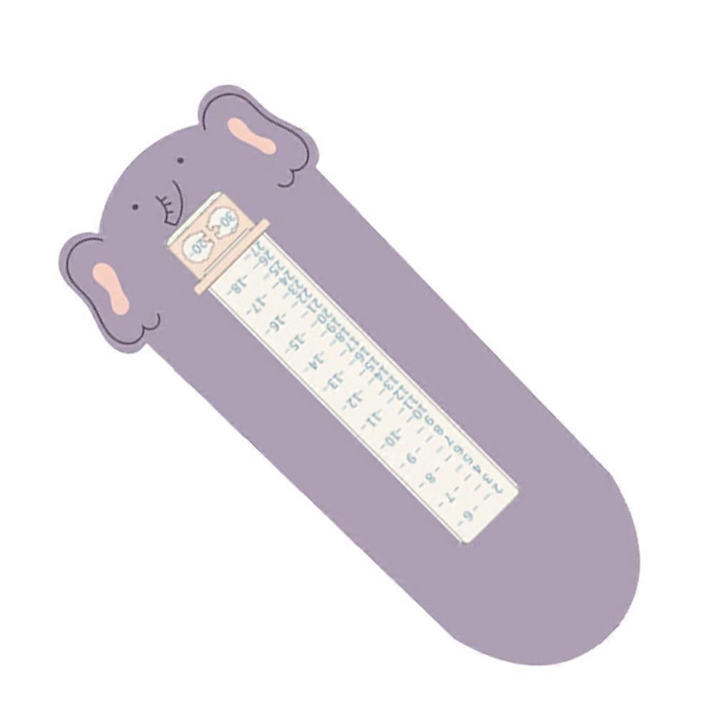 جهاز قياس القدم أحذية الأطفال حاكم قياس طول القدم لوح التزلج شكل الأرجواني 1 حزمة