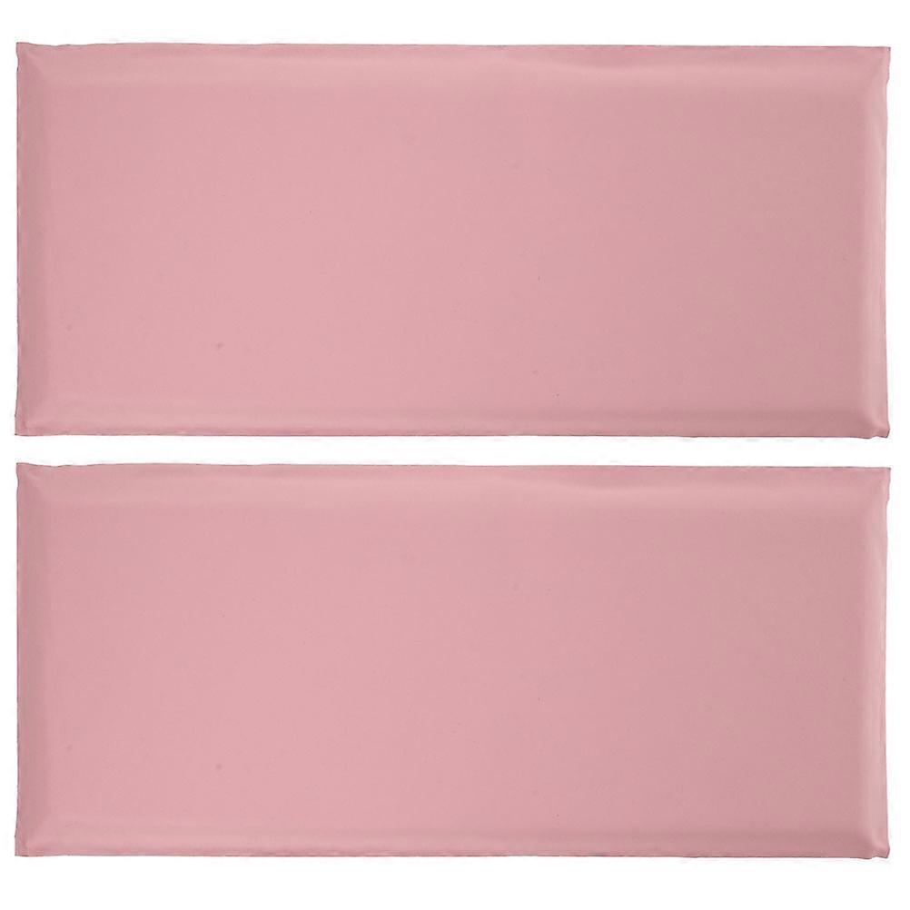 Nursery Decor Wall Stickers For Bedrooms Rectangular Modern Design PVC Durable Protective 2Pcs