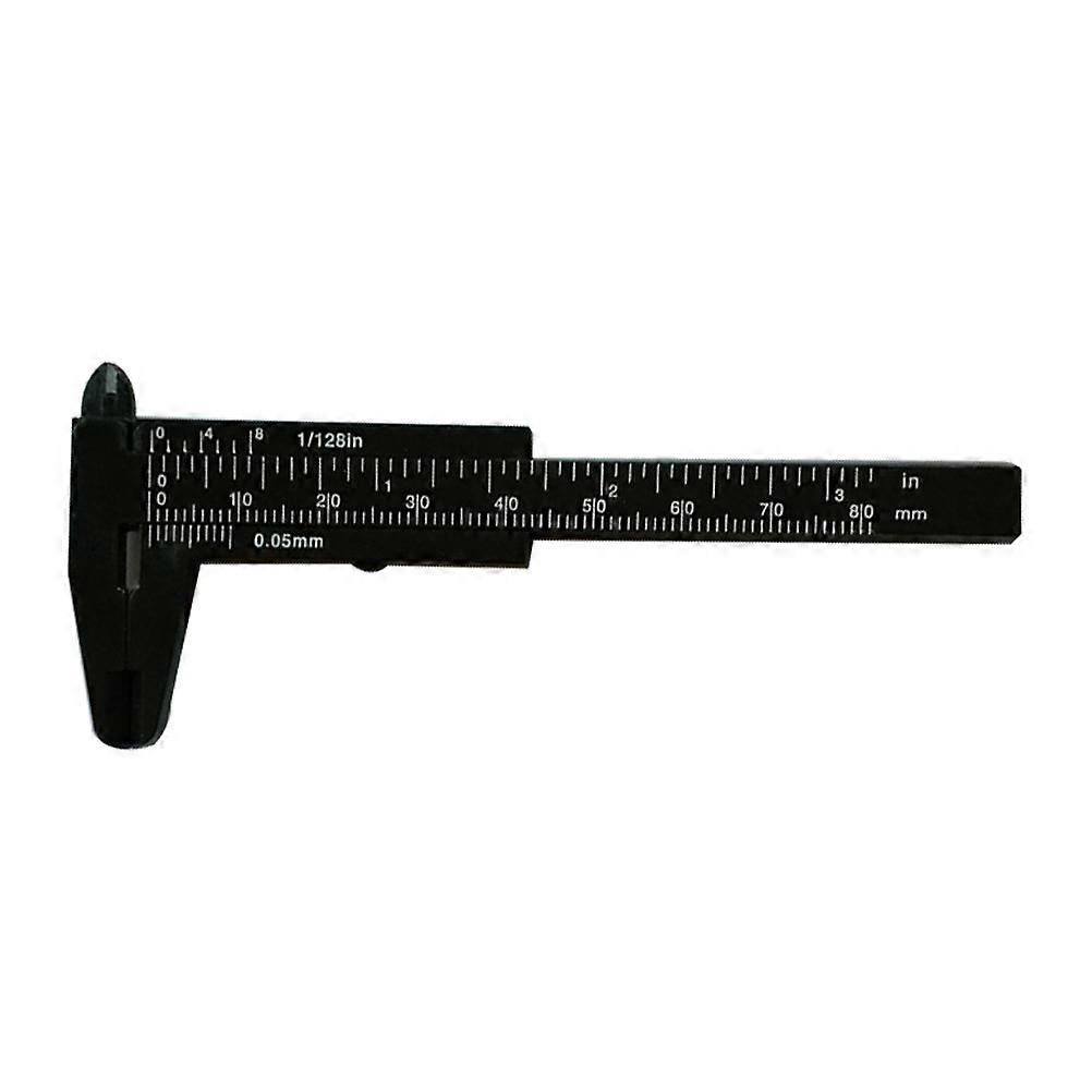 Mini Plastic Vernier Caliper for Measuring Jewelry Size with Two Way Measurement 80mm