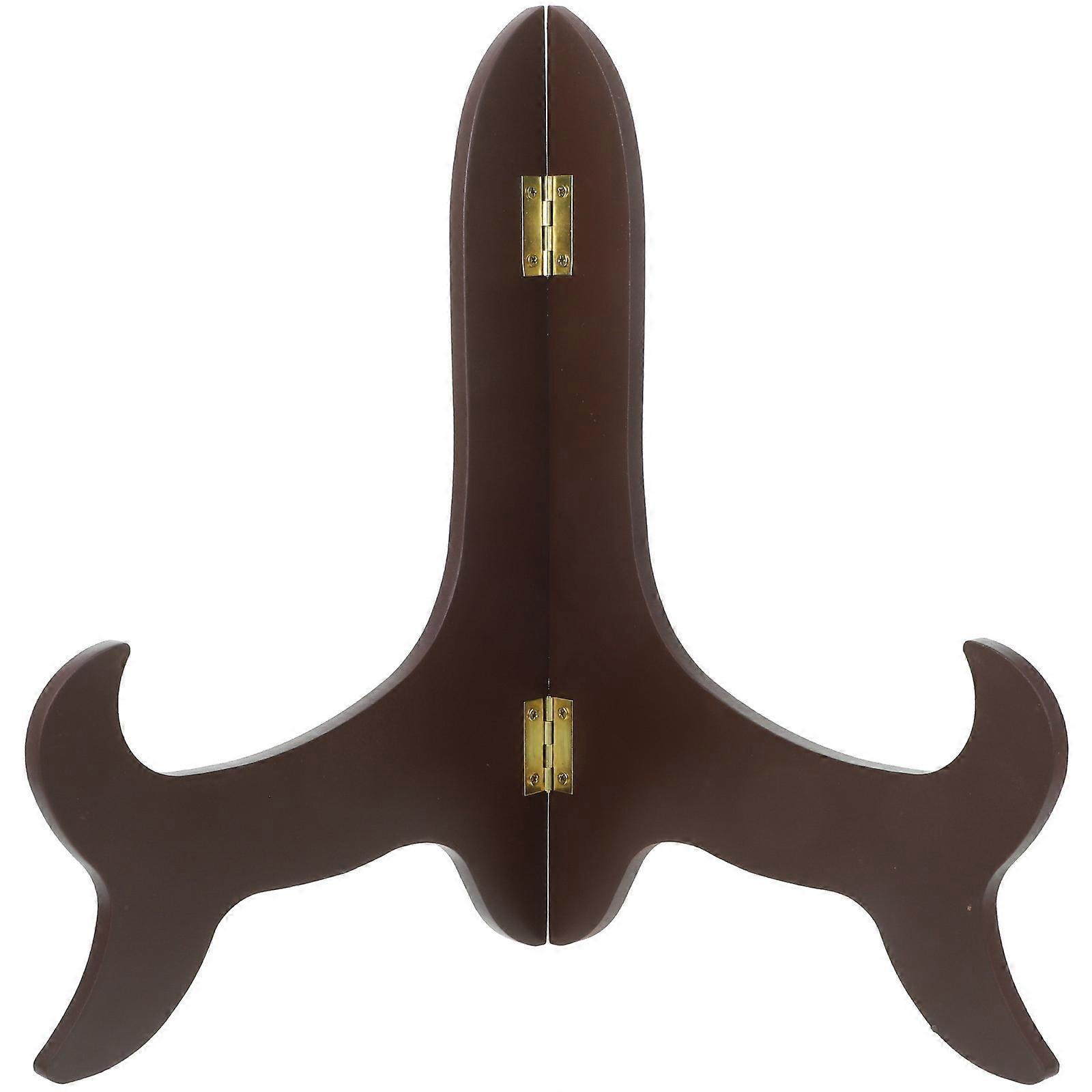 Bowl Holder Display Stand Wooden Curved Leg Design 13 Inch Diameter for Home Decor 1Pcs
