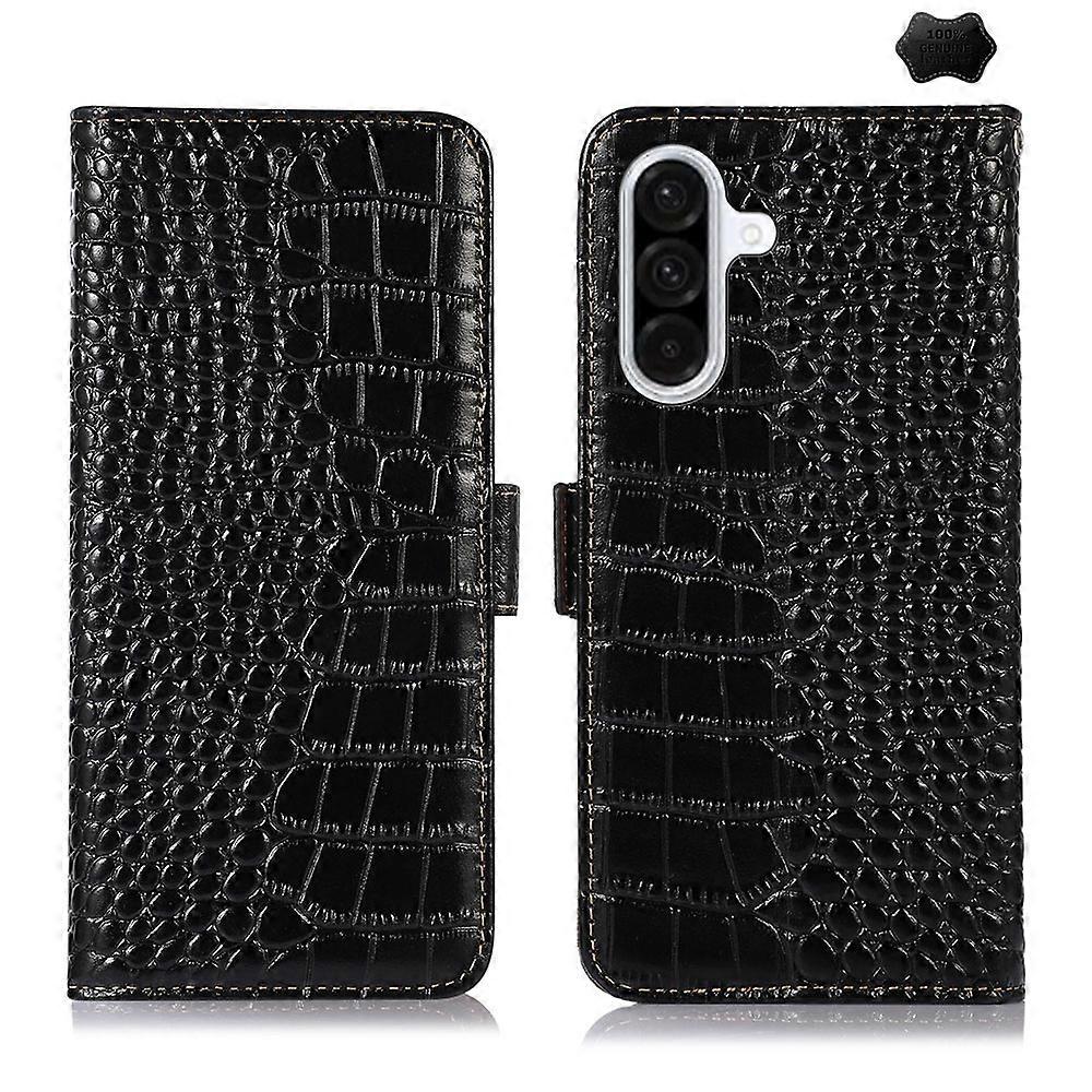 Crocodile Top Layer Cowhide Leather Phone Case