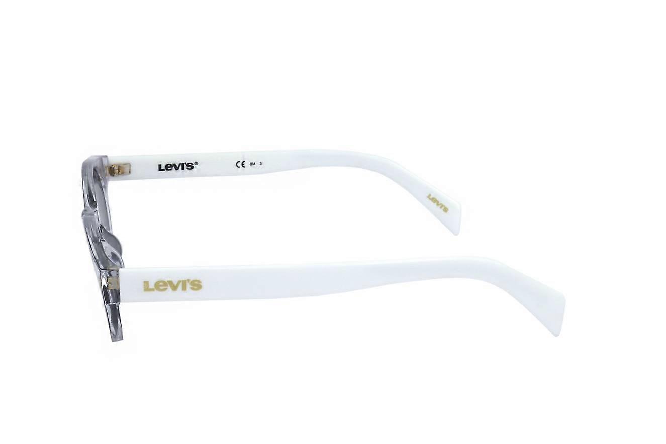 Levis Sunglasses LS91002 501 Limited Edition 60 [] 12 135 C04 White White Limo Cat Eye Sunglasses - Gloss White Frame with Smoke  main image 3