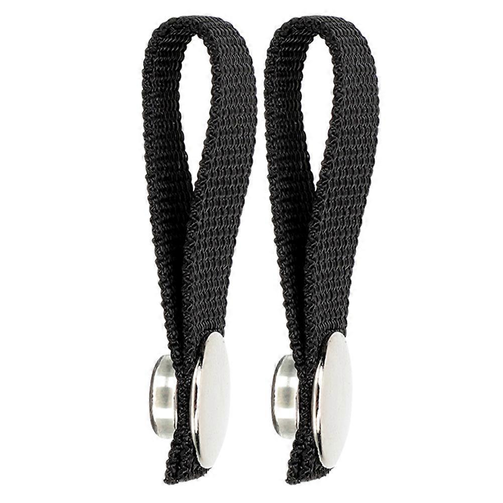 WORGEOUS 2 Pcs Replacement Strap 5.00X1.50X0.30CM Black Color