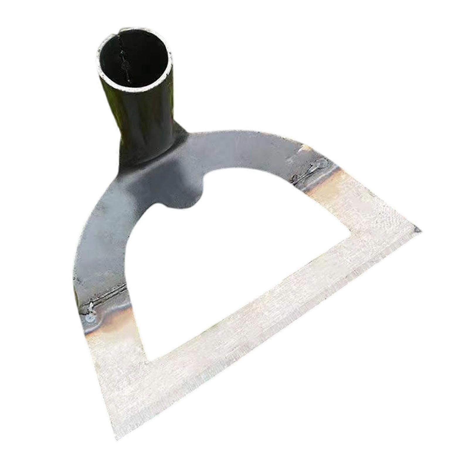 Garden hoe, metal weed remover for agriculture, 23x14cm