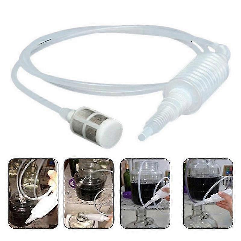 2024 Χειροκίνητο πλαστικό οικιακό Siphon Coffee Brewer - Φορητό εργαλείο ζυθοποιίας & σωλήνας αναρρόφησης