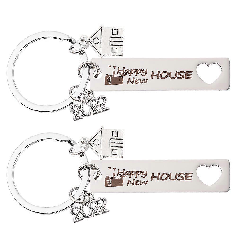 Key Ring Holders 2Pcs Elegant Key Chains For Organizing Keys Appropriate For Housewarming Gift 1.97X0.47X0.04in