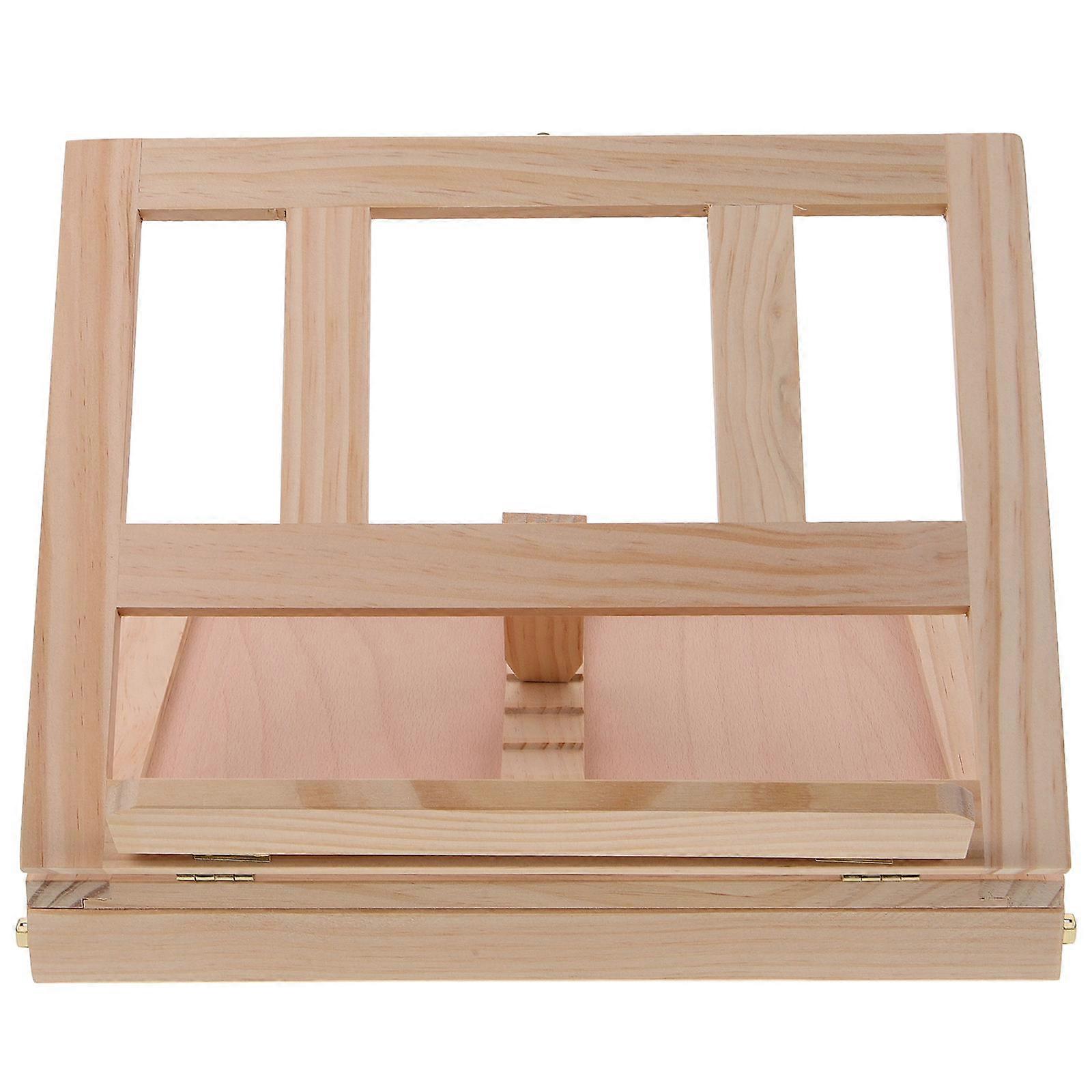Portable Wood Artist Sketch Easel for Painting Khaki Color Lightweight Compact Design Strong and
