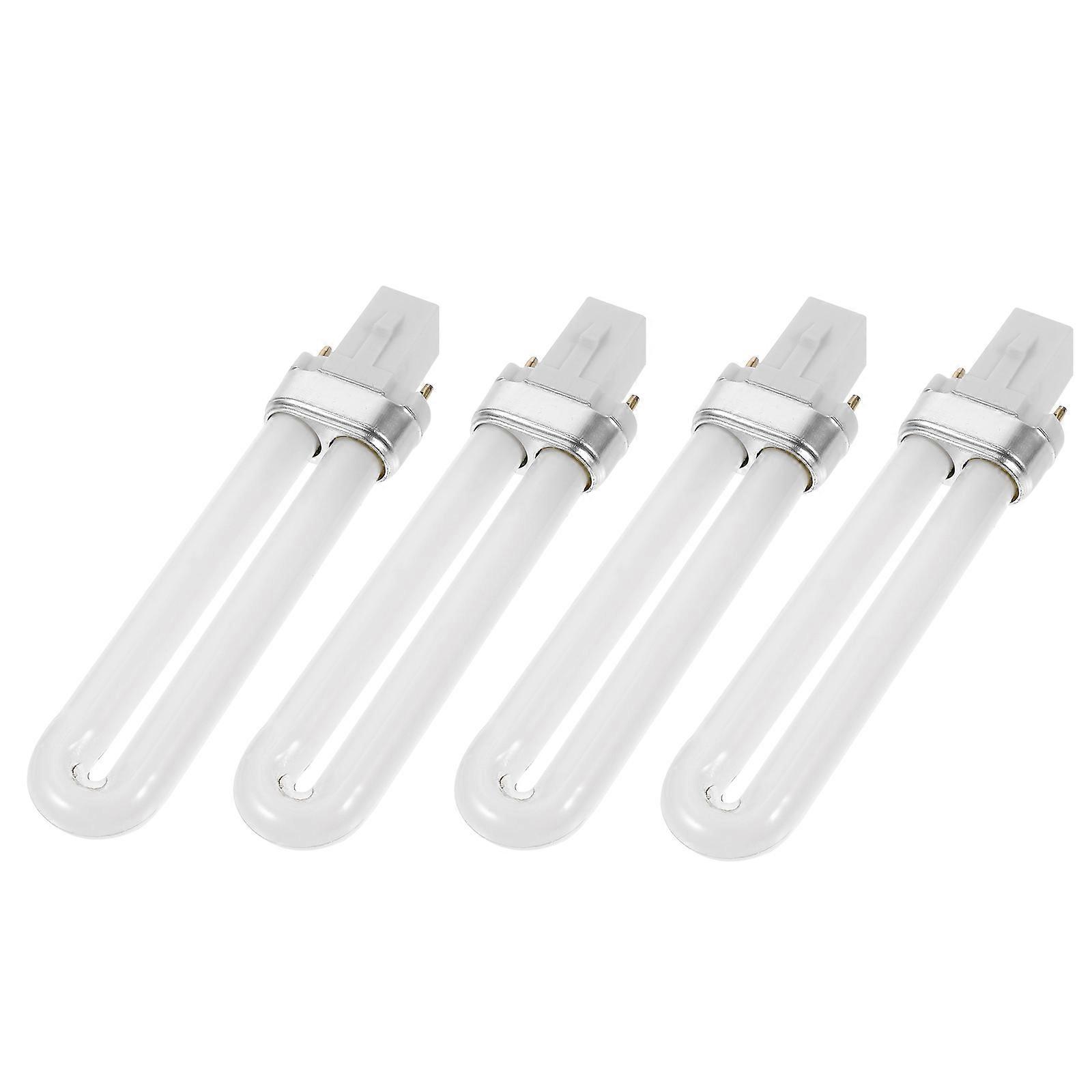 Gel Lamp For Nails Manicure Lamp 12W -Shaped White 4Pcs For Fast Drying