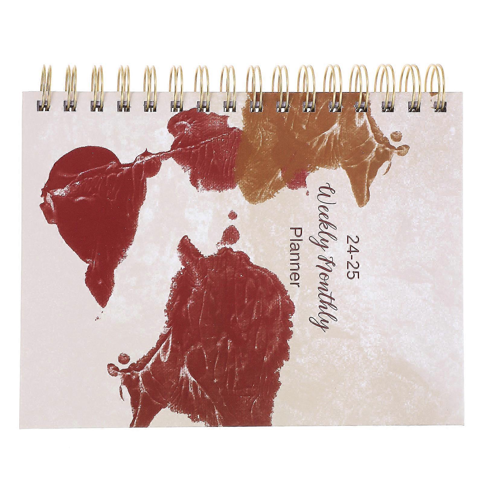 Weekly Planner Notebook For Students A5 Multi Color Spiral Binding 1Set