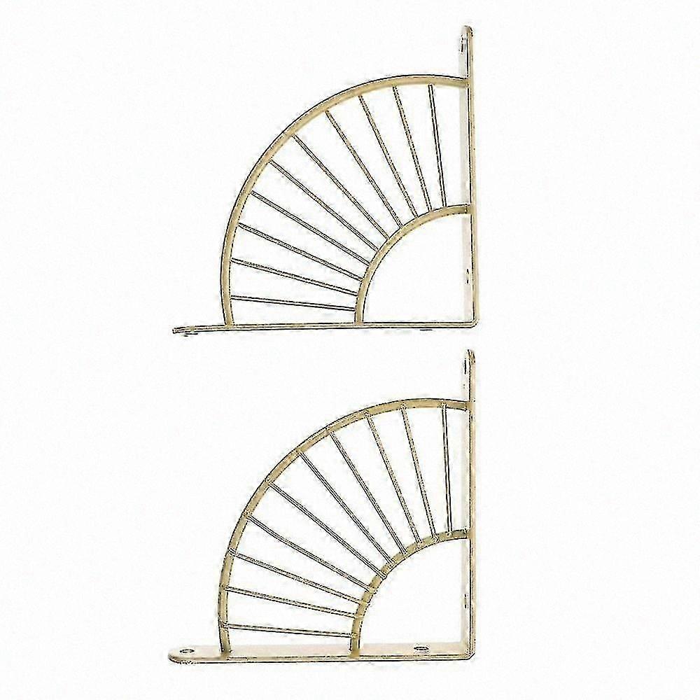 Metal triangular bracket for the floating shelf