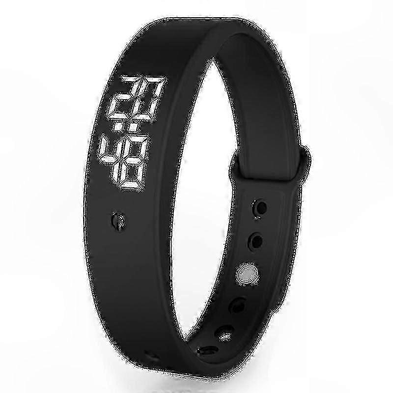 Silent Vibration Alert Wristwatch with Customizable Daily Reminders