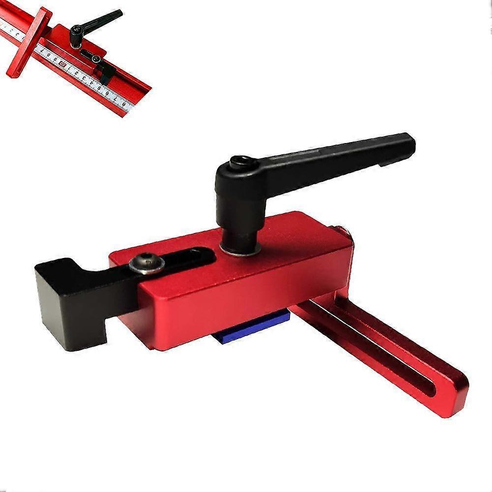 Miter Track Stop Aluminum Alloy 45mm End Stop Block for Woodworking Precision Cuts DIY Tool