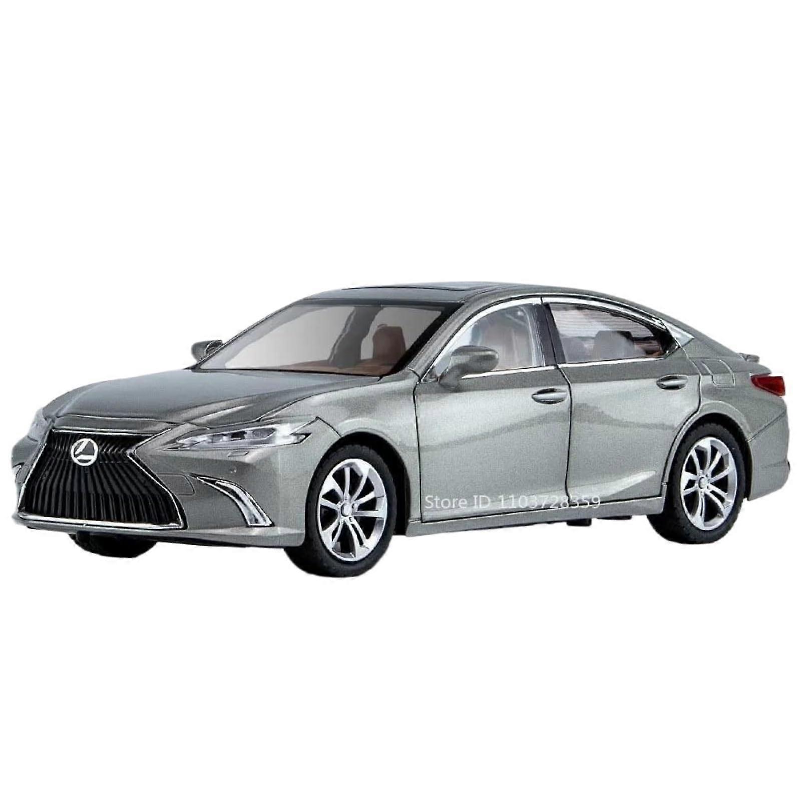 1:24 Lexus ES300 DieCast Alloy Model with Sound, Light, Open Doors (ES300 Silver)