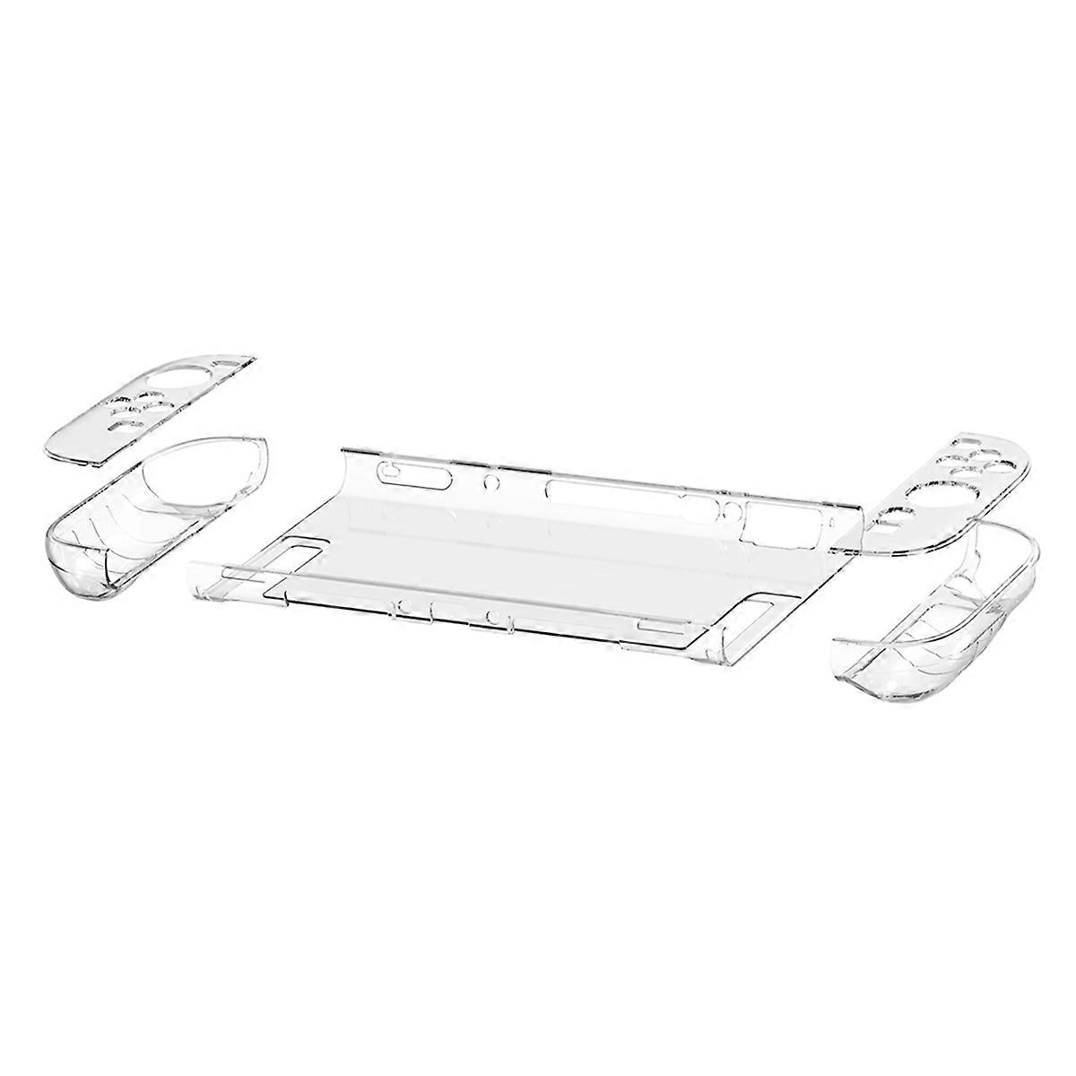 Clear Dockable Case for Switch 2, PC Protective Cover Compatible with Switch 2 Console, Grip Case