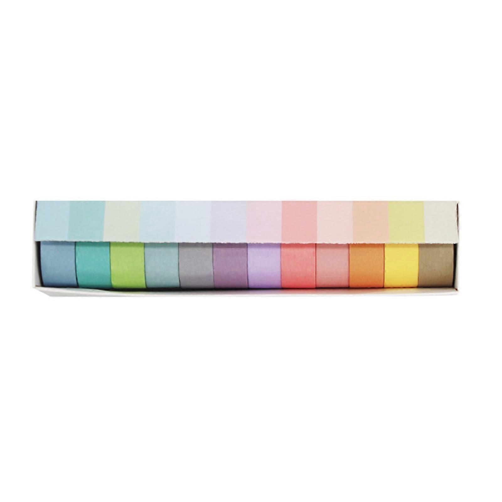 Removable Highlighter Tape for Reading and Note Taking, Colored Sticky Marking Tape, 0.59 Inch Wide, 5 Meters Long