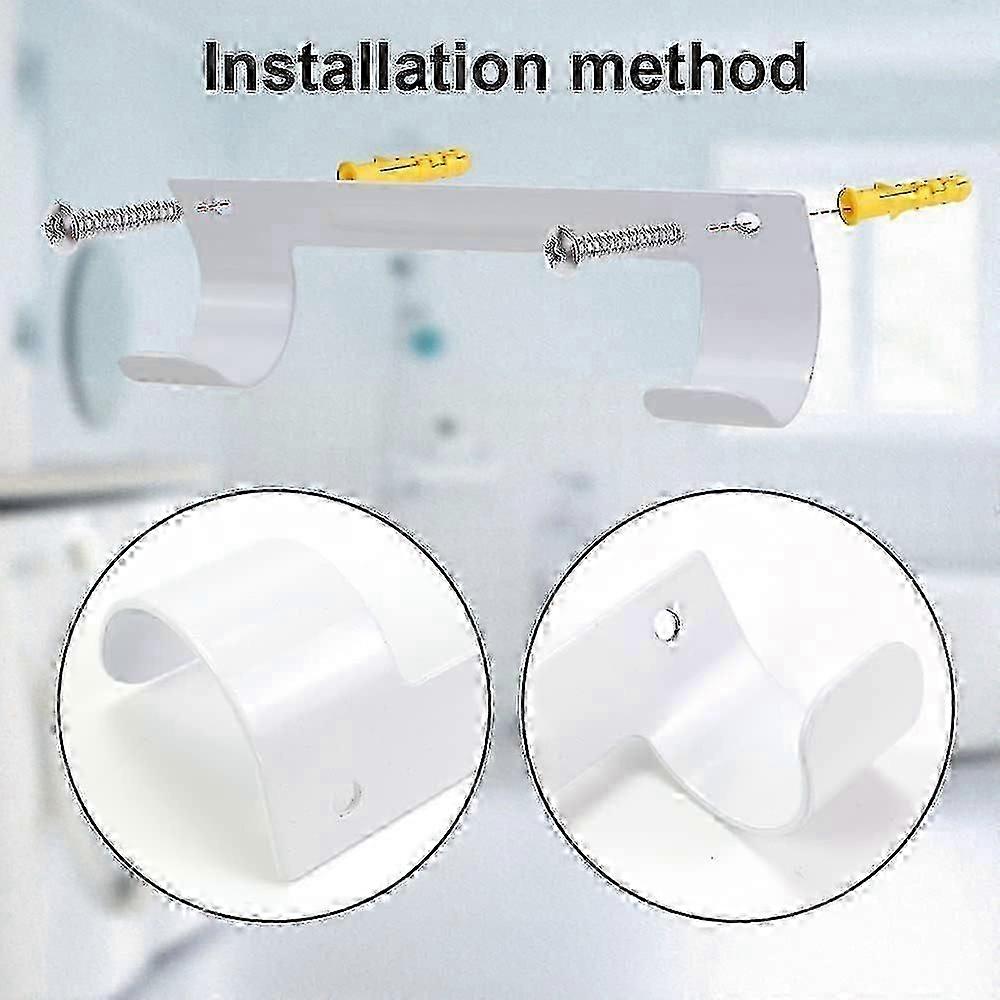 Ironing Board Wall Rack - Wall Rack - for Laundry Room - Black (White)