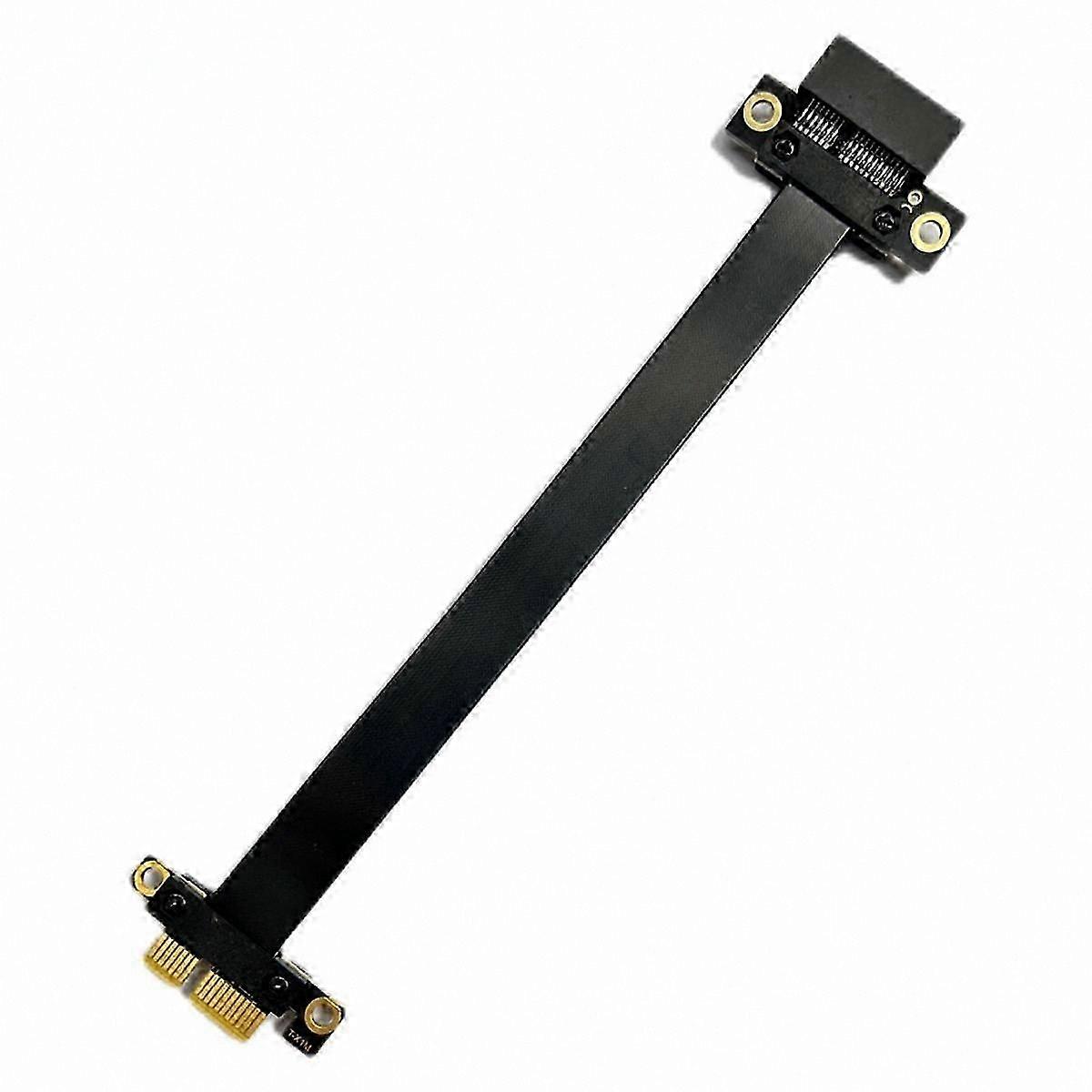 PCIe x1 to x16 Adapter Cable - 180 Degree Graphics Card Extension with Shielded PCI-Express Support