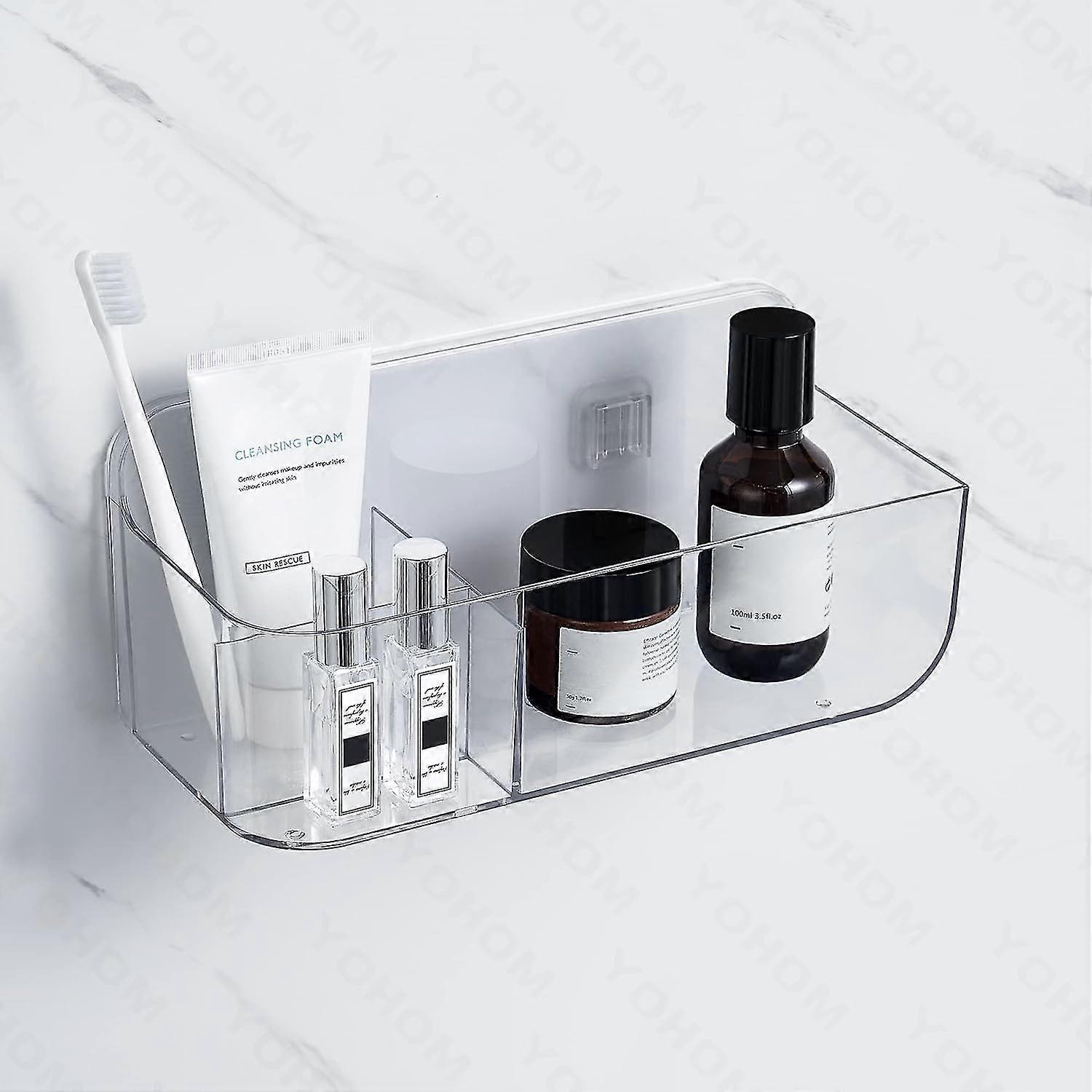 Bathroom Shelf - Plastic Wall Mount 3 Compartments, 251111cm, 1pc