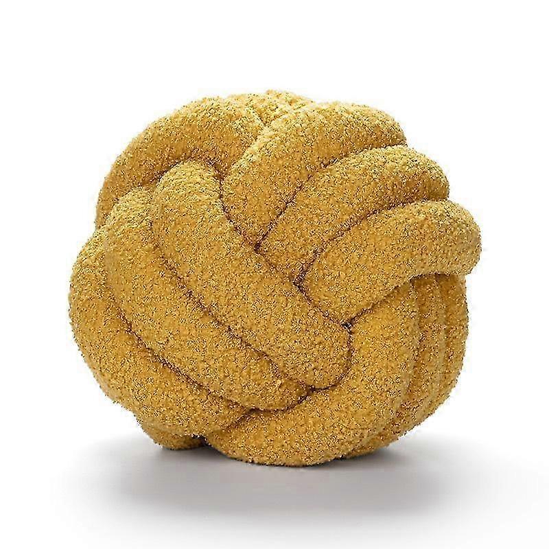 Hand-woven Knotted Ball Pillow Cashmere Roll Cushion Sofa Pillow Living Room Pillow