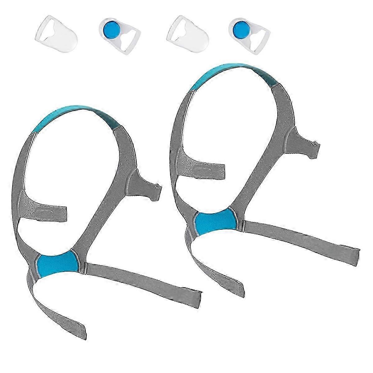 Replacement Headgear Straps with Clips for F20 Cpap Mask - 2Pcs Medium with Clips