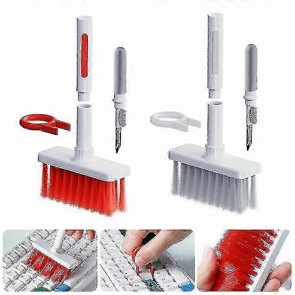 5-in-1 PC keyboard cleaner, portable Bluetooth earphone dust brush, cleaning tool