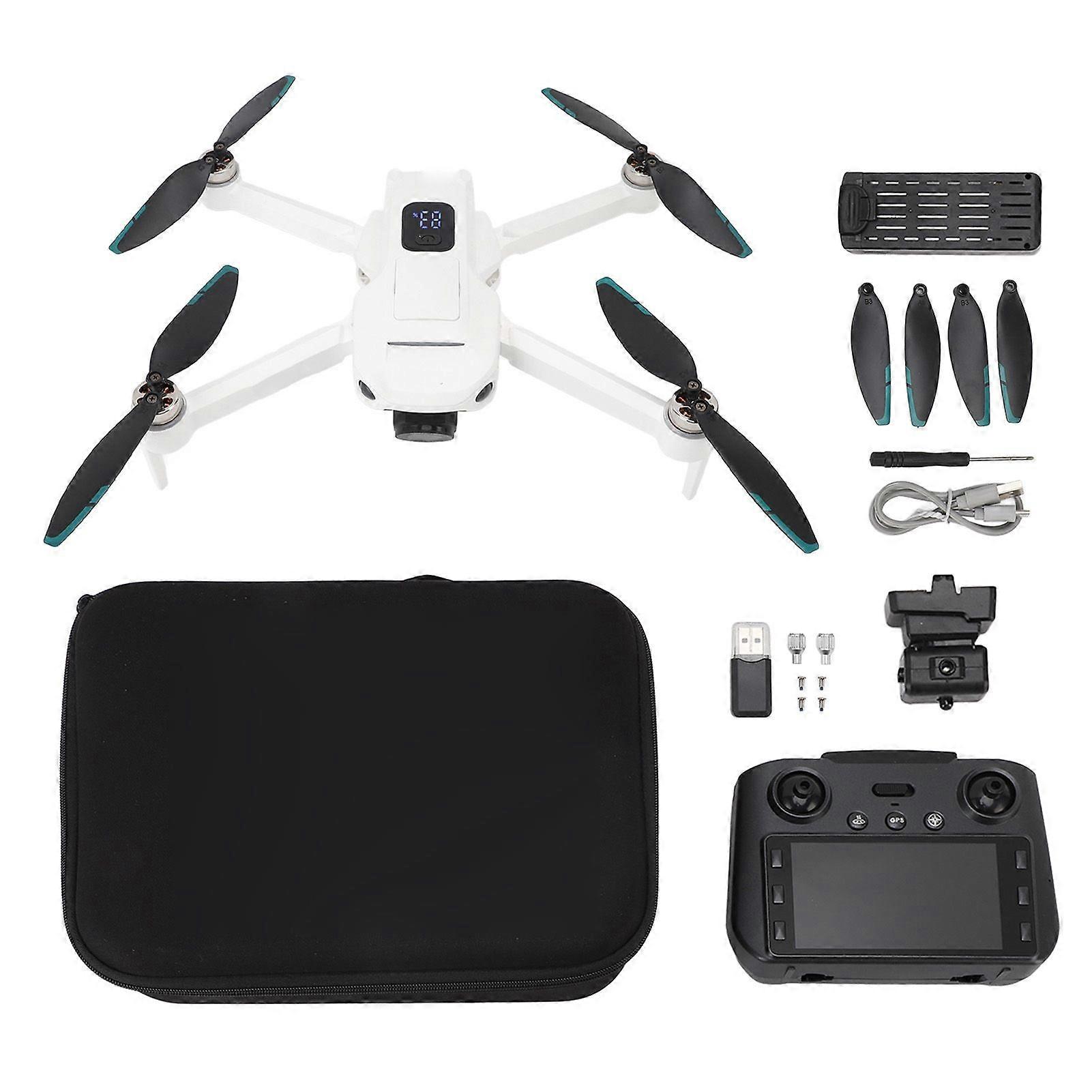 Drone Dual Camera APP Control LCD Display Remote Control Intelligent Obstacle Avoidance WIFI 5G RC Quadcopter 1Pc Battery