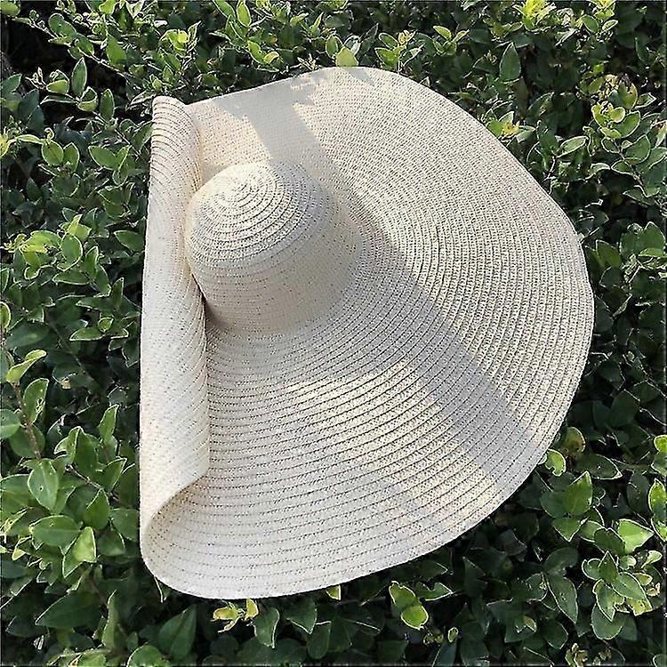 Swimsuit Straw Hat Sun Protection Large Tab 70cm