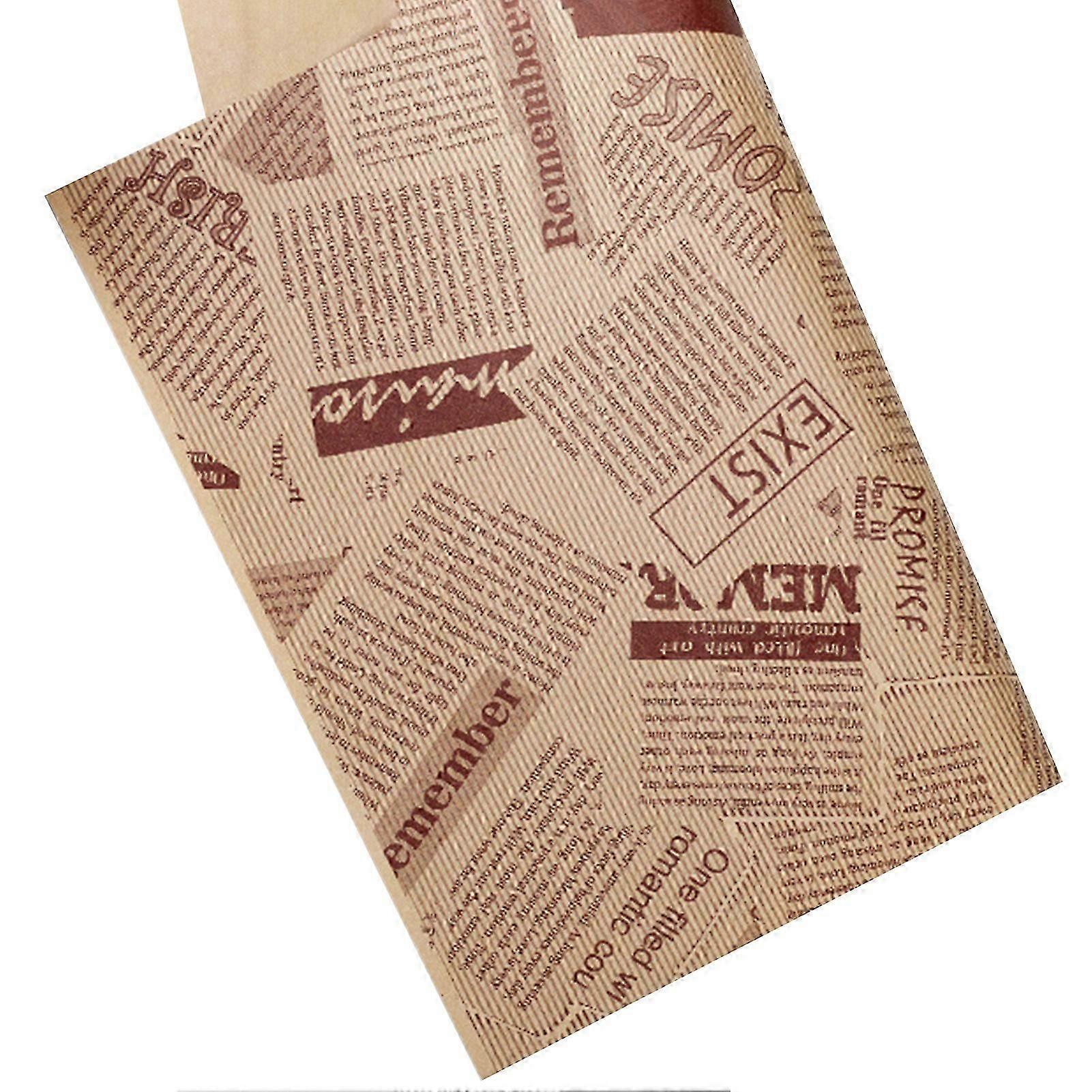 1 set smörgås omslag Livsmedelskvalitet Vattentät iögonfallande tårta Oljefast omslagspapper Matkorg foder Köksartiklar KAESI