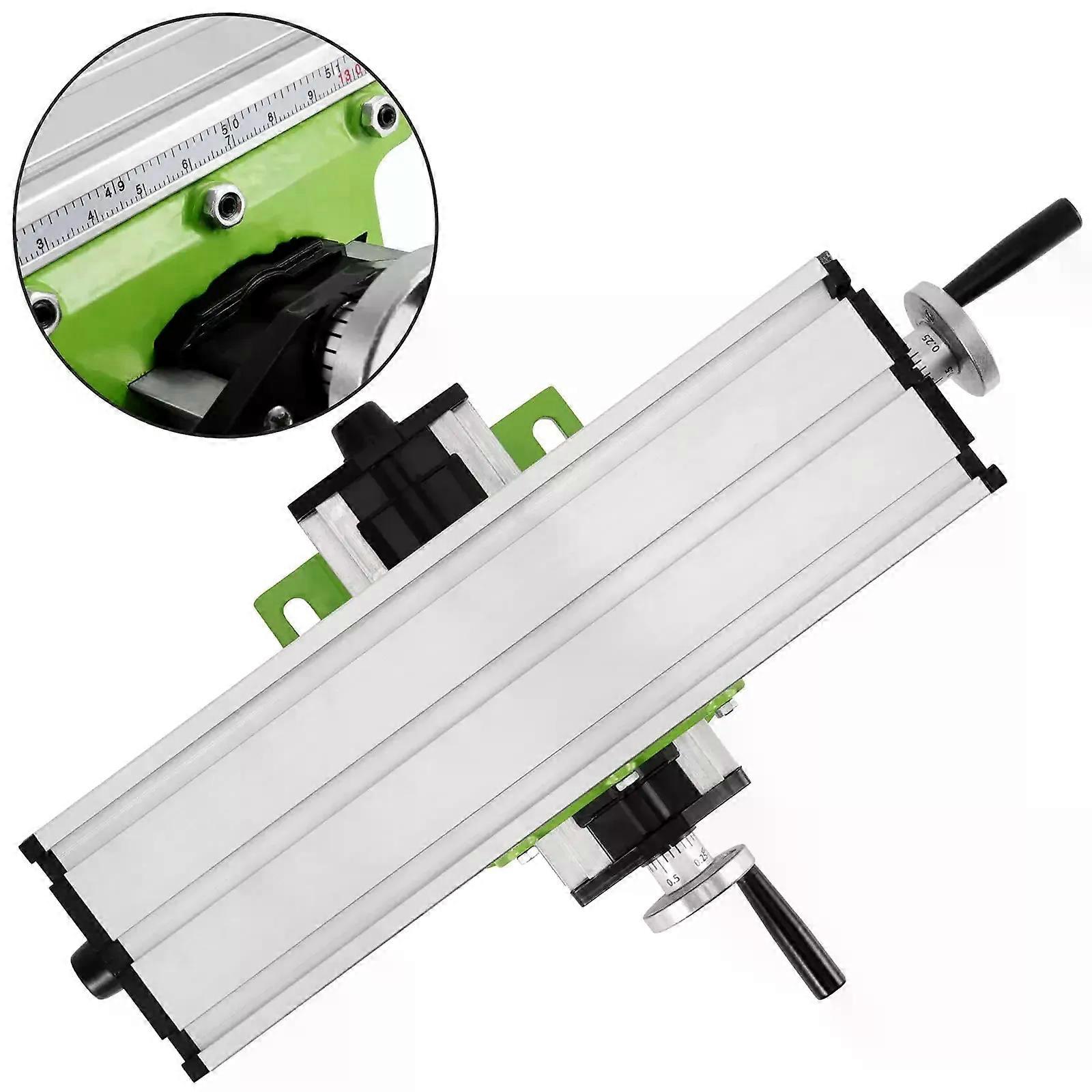 Multifunction Worktable Milling Machine Working Slide Table Vise Fixture Mechanic Tools Adjustable X-Y Woodworking Benches