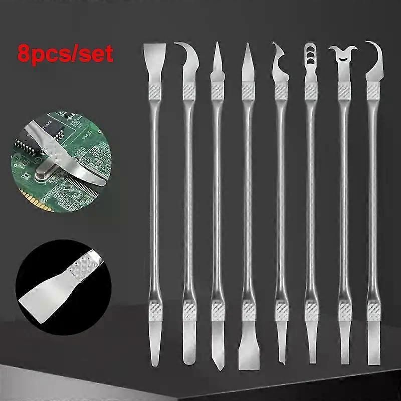 8pcs Multifunctional CPU Pry Knife Mobile Phone Computer Chip Disassembly Electronics Repair Tools