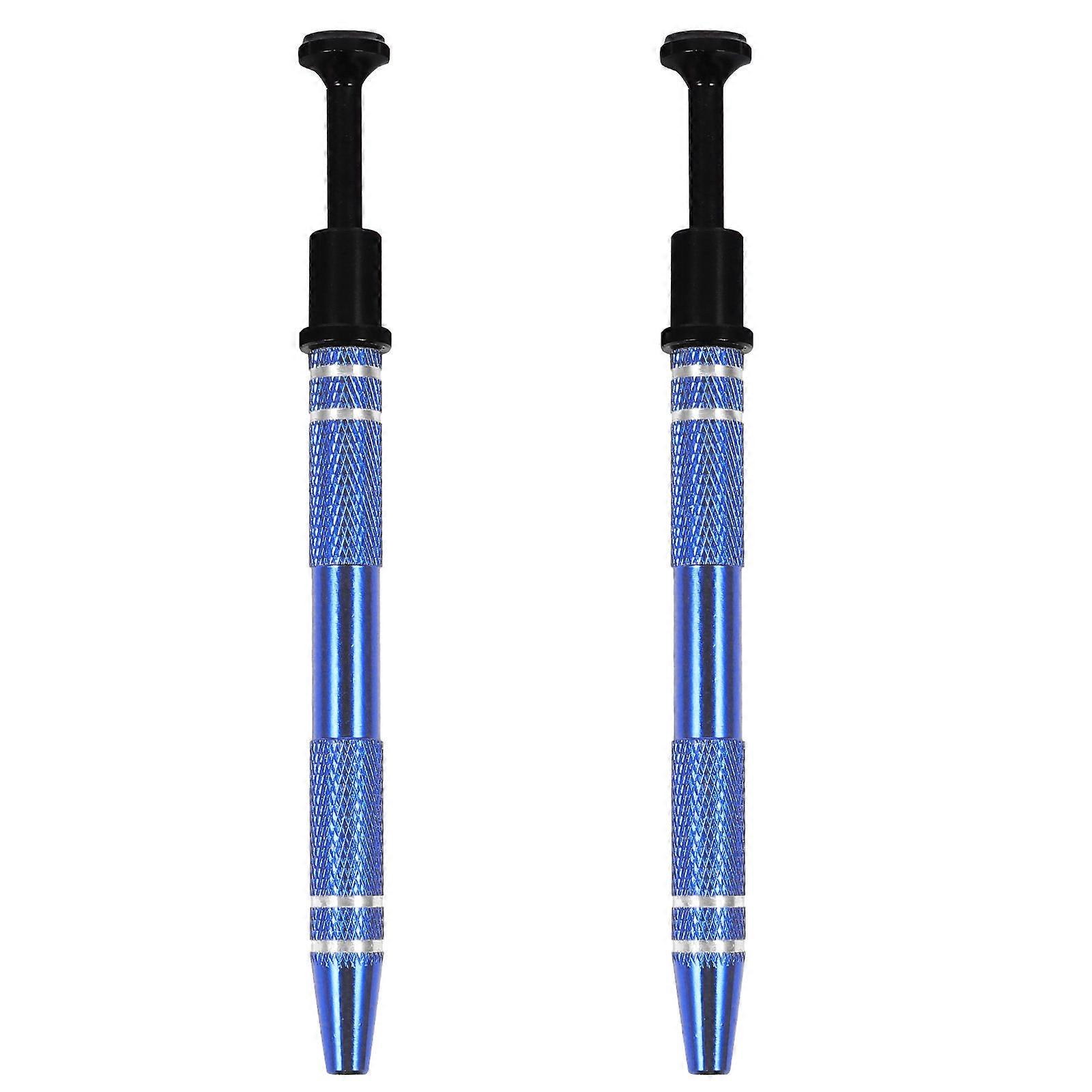 Blue Antistatic IC Chip Pick Up Tool with Aluminum Alloy and Plastic for Machine Use 2 Pcs