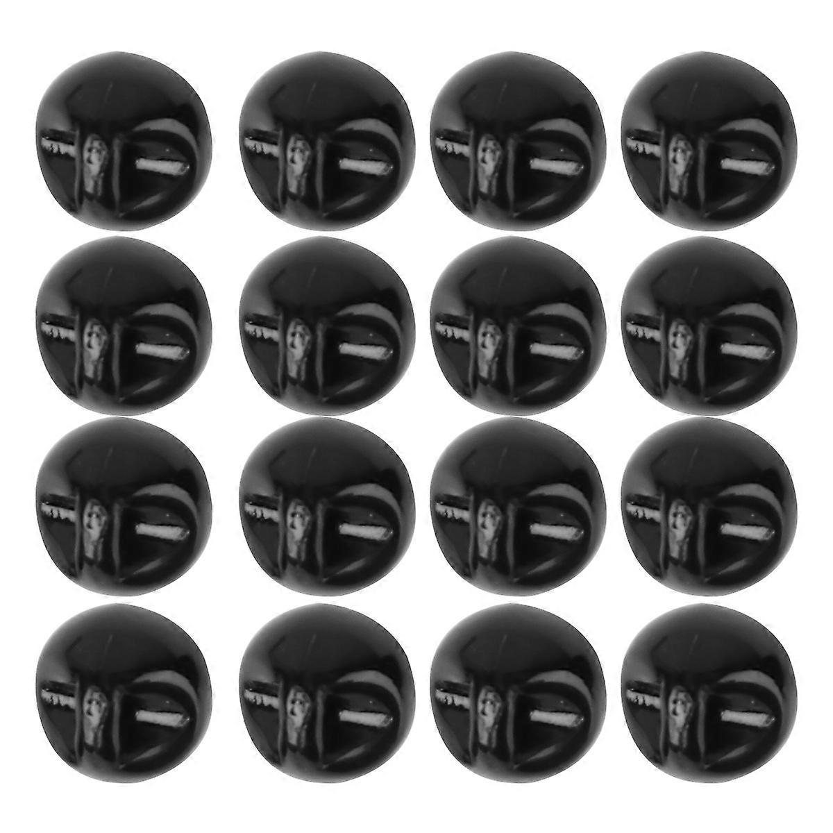 Colorful Pearl Buttons Round Shape Buckles for Decoration 50Pcs Set