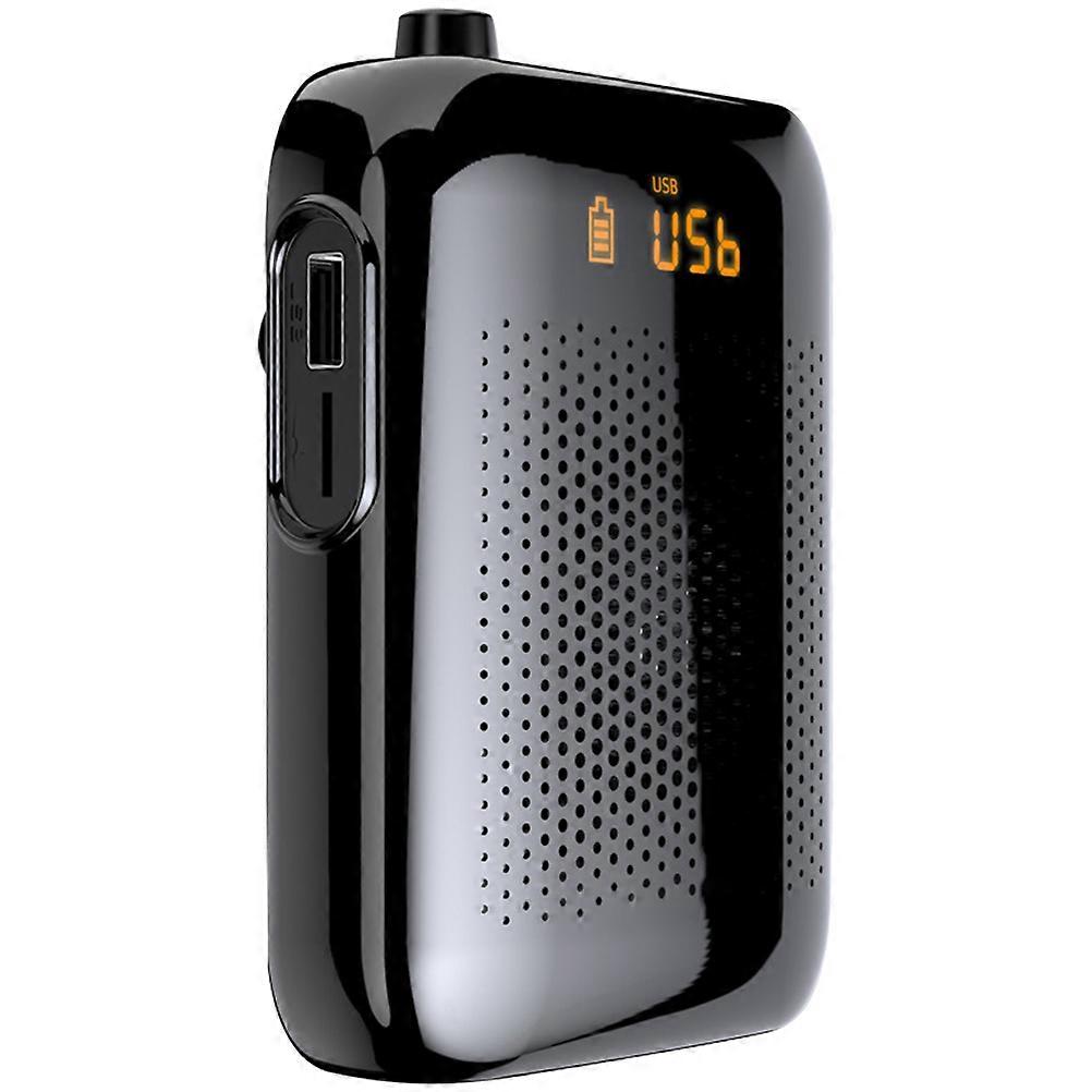 Voice Amplifier Wireless Microphone Portable Loudspeaker for Teacher 1Pcs