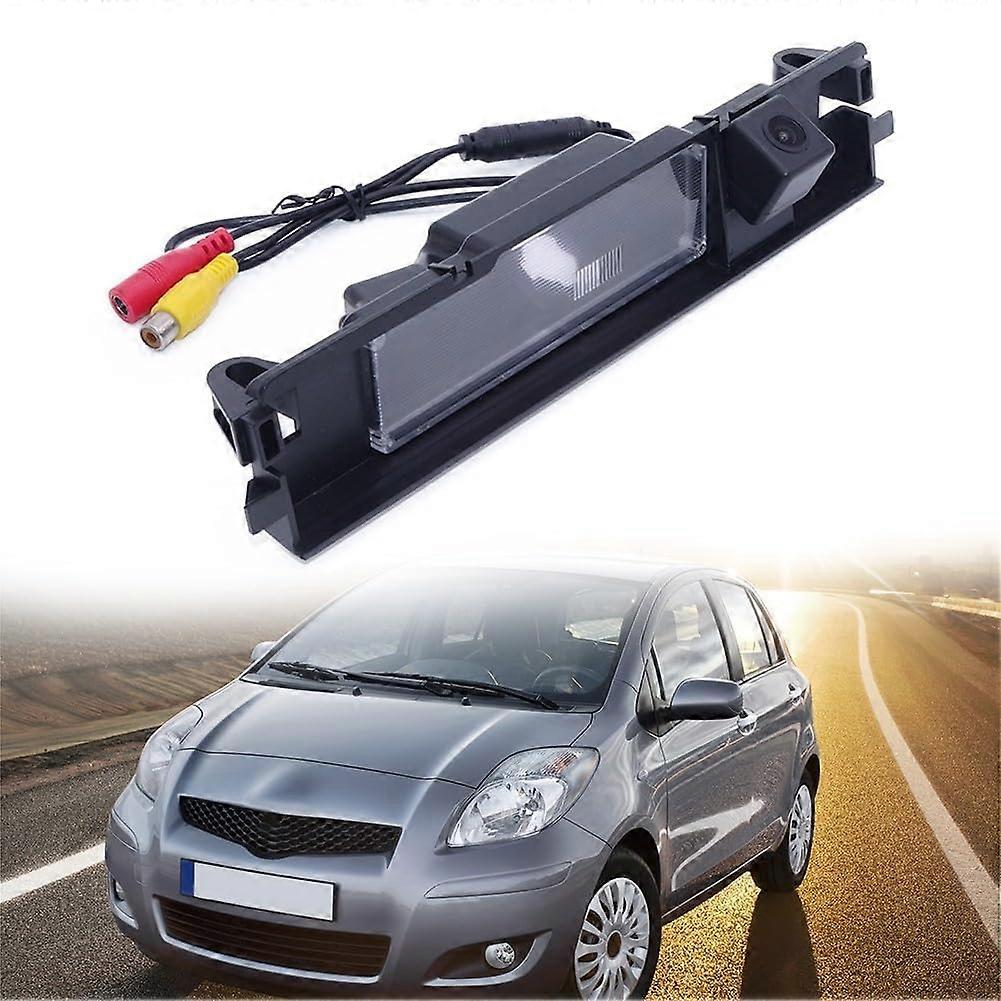 Car Backup Rearview Camera Yaris 20062012, Waterproof IP67, 170Degree Wide Angle, Compatible, 6M Video and Power Cable