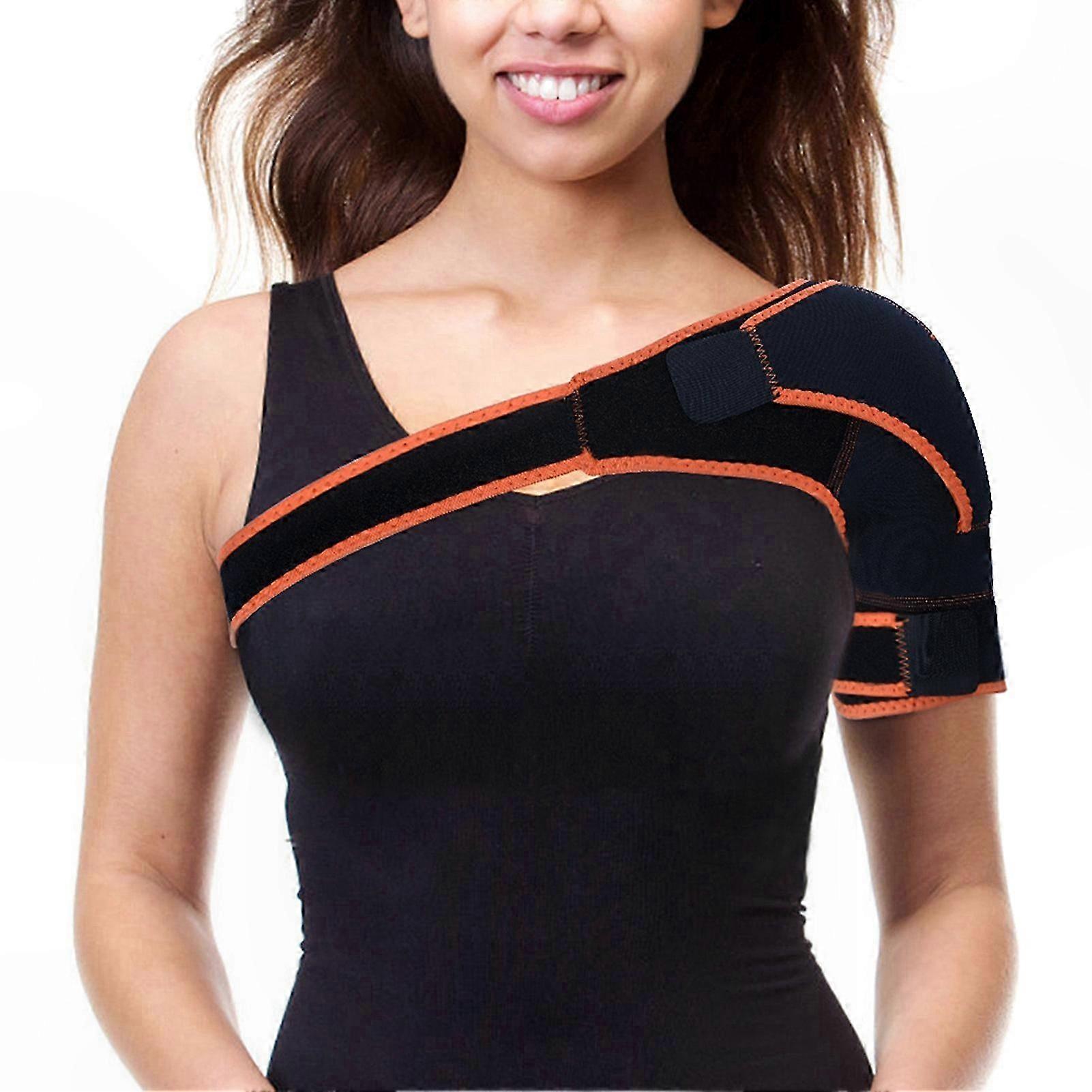 Customizable Shoulder Support Strap for Sports and Gym Use Compression Wrap for Joint Stability