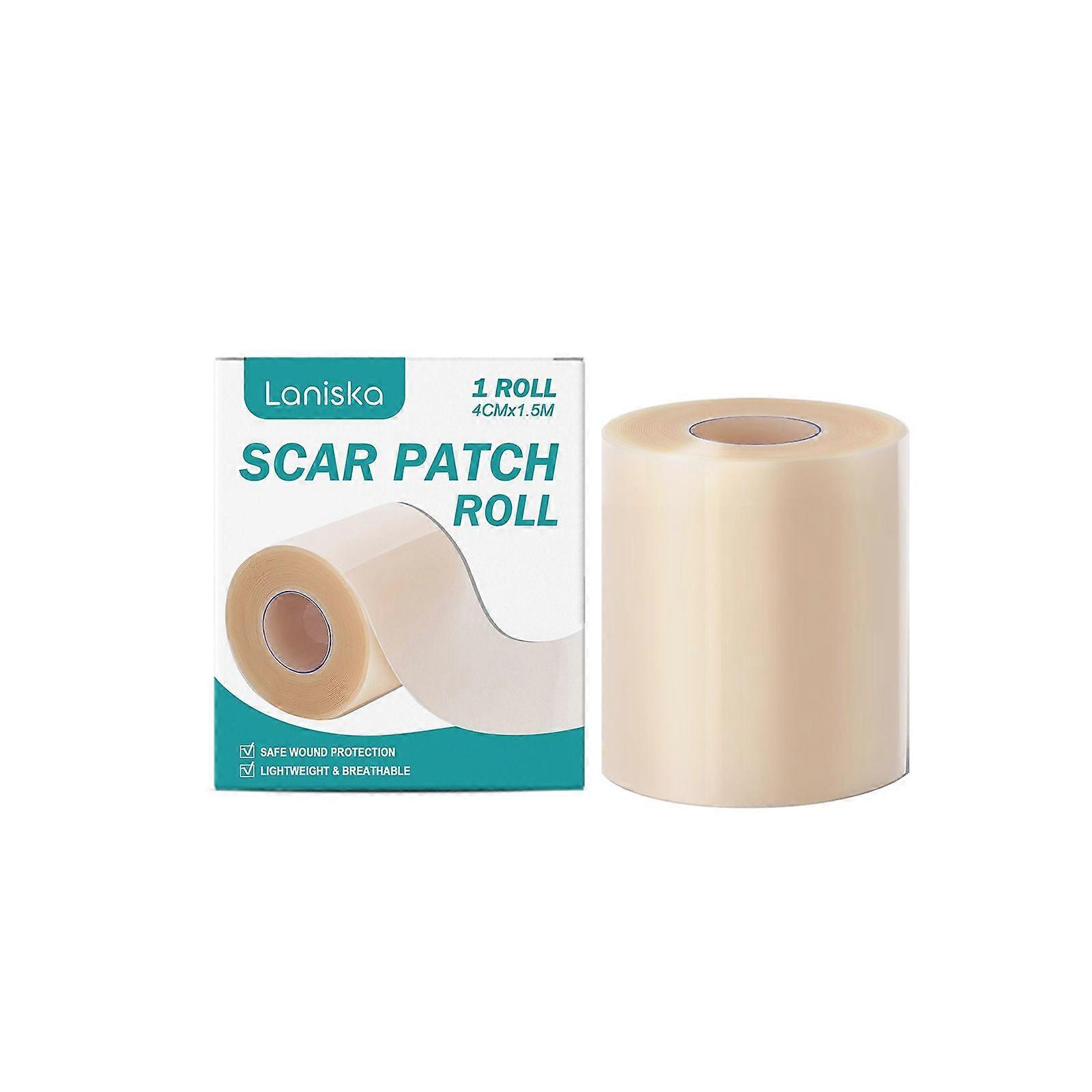 Hydrocolloid Roll for Wound Care, Hydrocolloid Bandages with Self-Adhesive, Highly Absorbent for Burn, Blister, Acne Care, Sterile and Waterproof