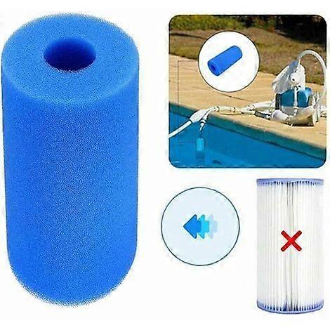 Pool Filter, Reusable/Washable Pool Filter Sizes, Cleaning Sponge Cartridge