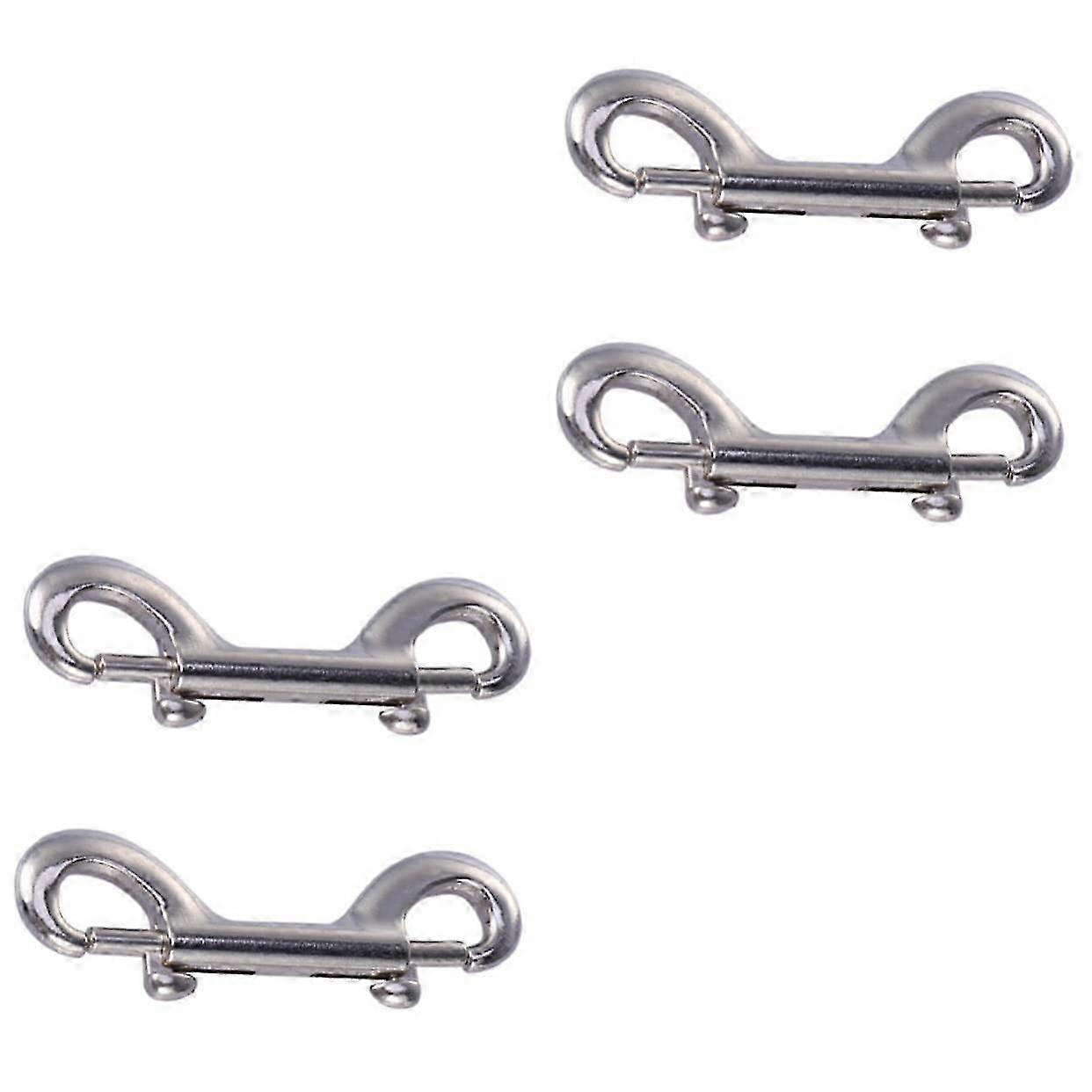 2sets Double Sided Clips Snap Clasp Long Snap Hook Bolt Clip Swivel Snap Hooks for Pet Leash Home 2pcs2 Farm 2025