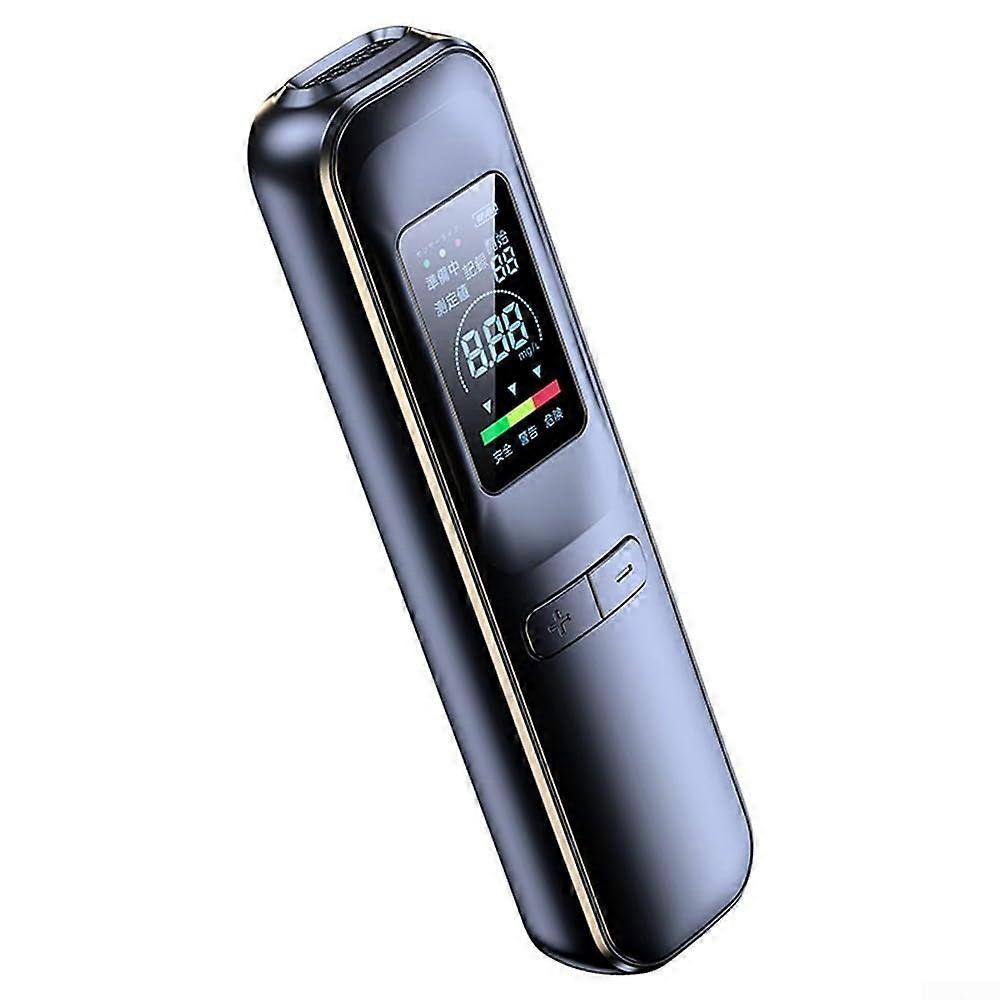 Digital Breathalyzer LCD Display Portable BAC Detector For Personal Use Rechargeable Battery Safe Driving Monitor